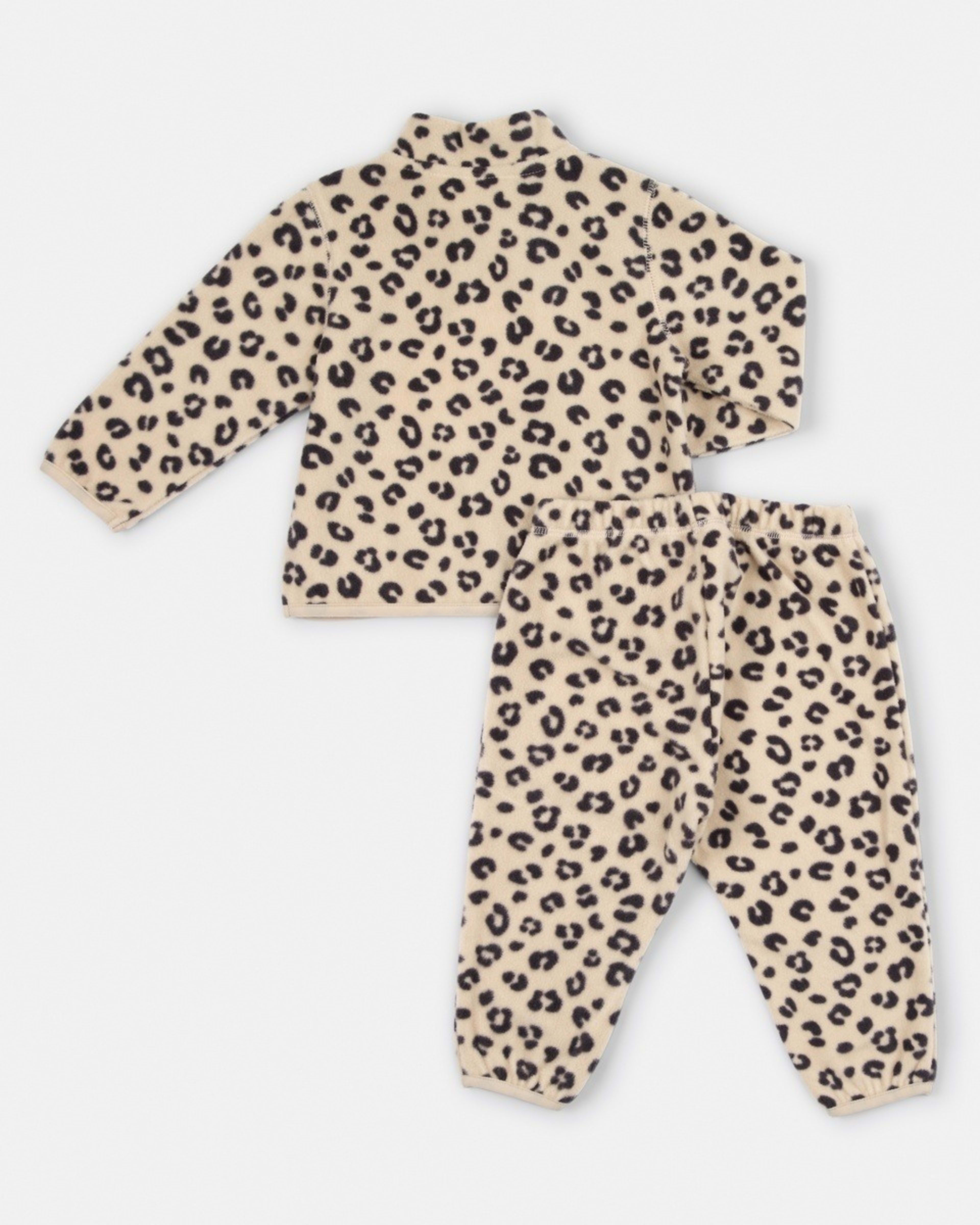 2 Polar Fleece Set Ani Brown, 2 of 5