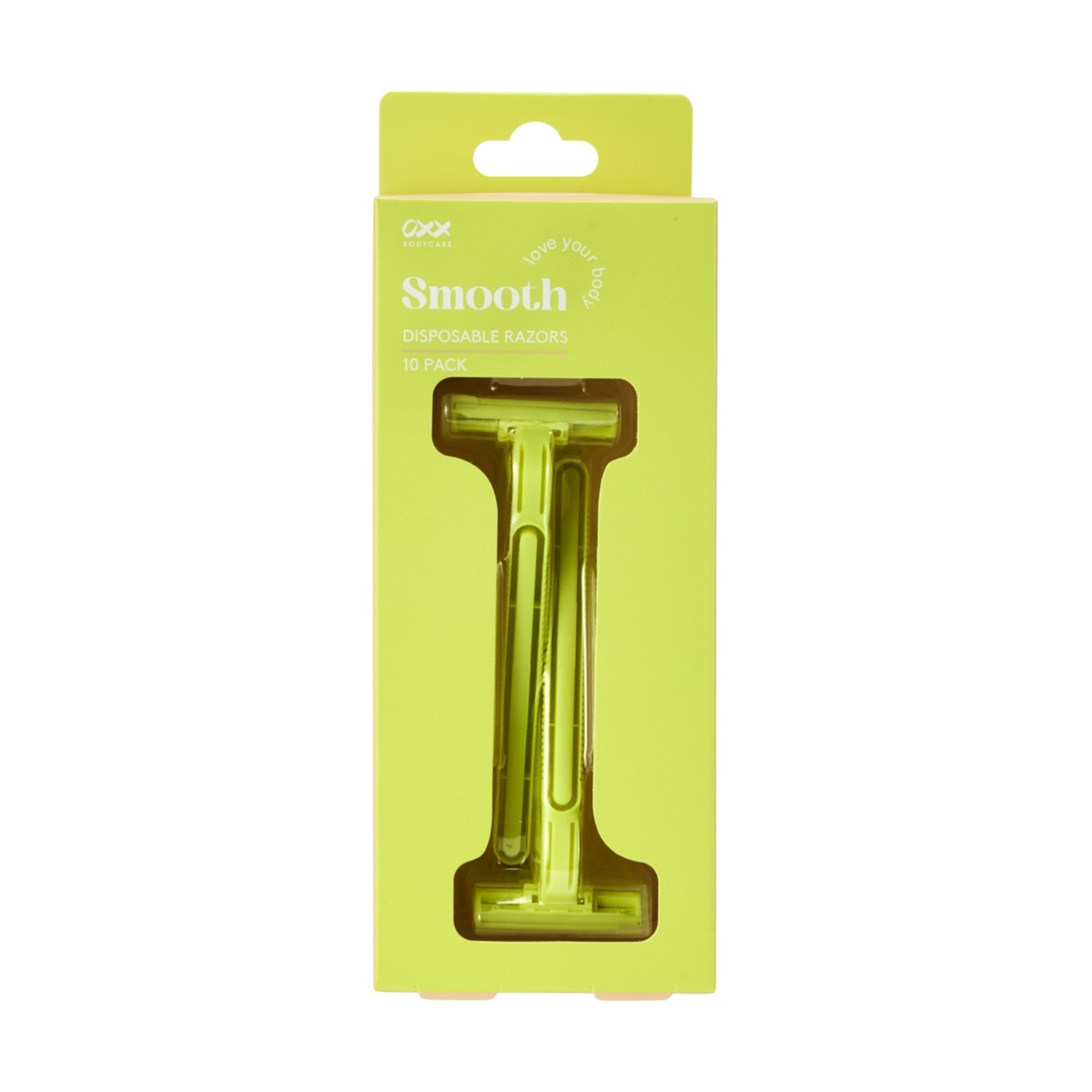 1 OXX Bodycare 10 Pack Smooth Disposable Razors