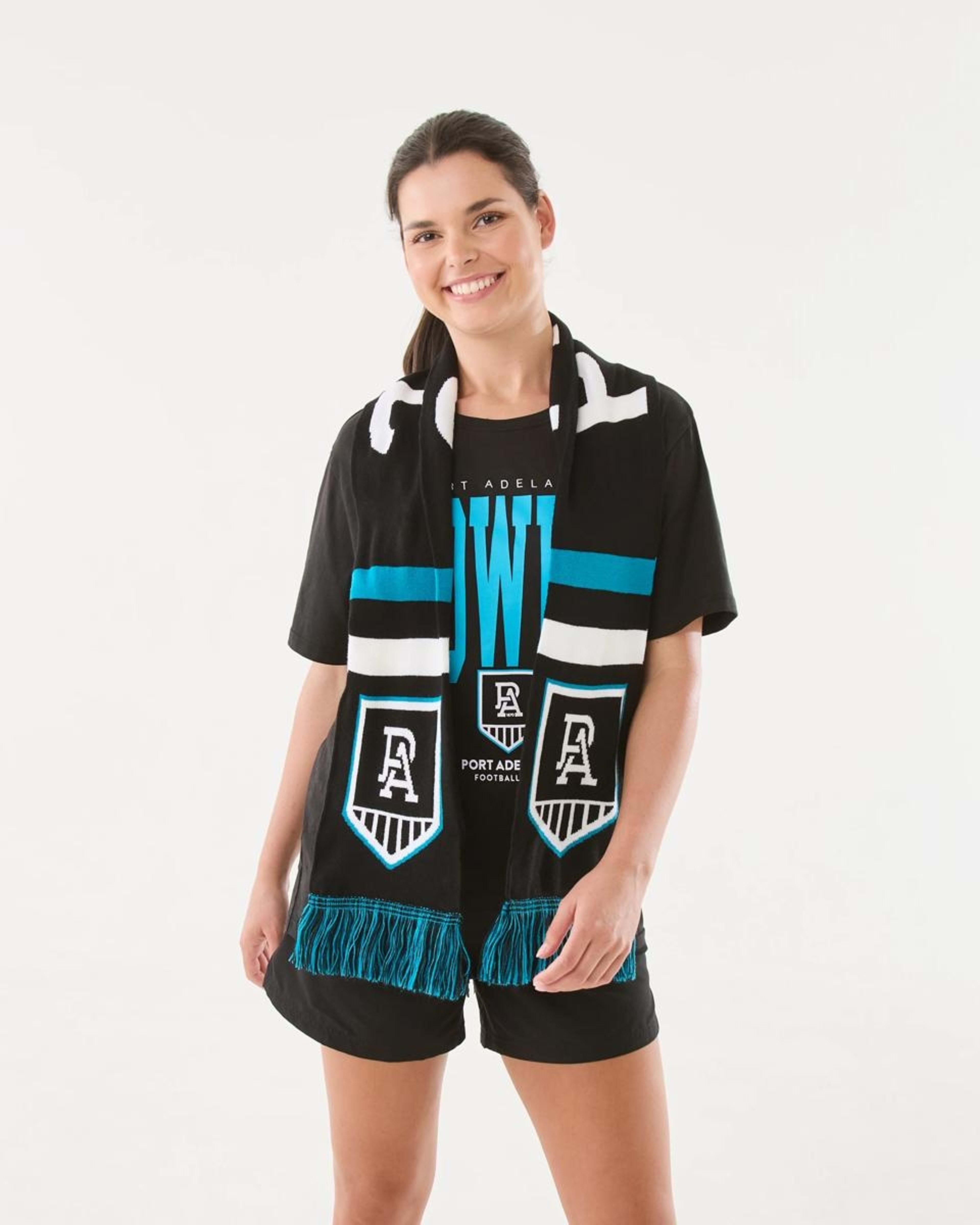 1 Official AFL Adult Scarf Port Adel, 1 of 4