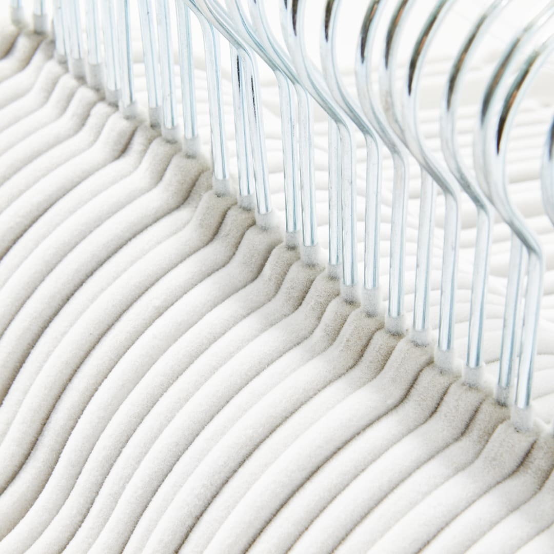 30 Pack Flocked Hangers White Kmart