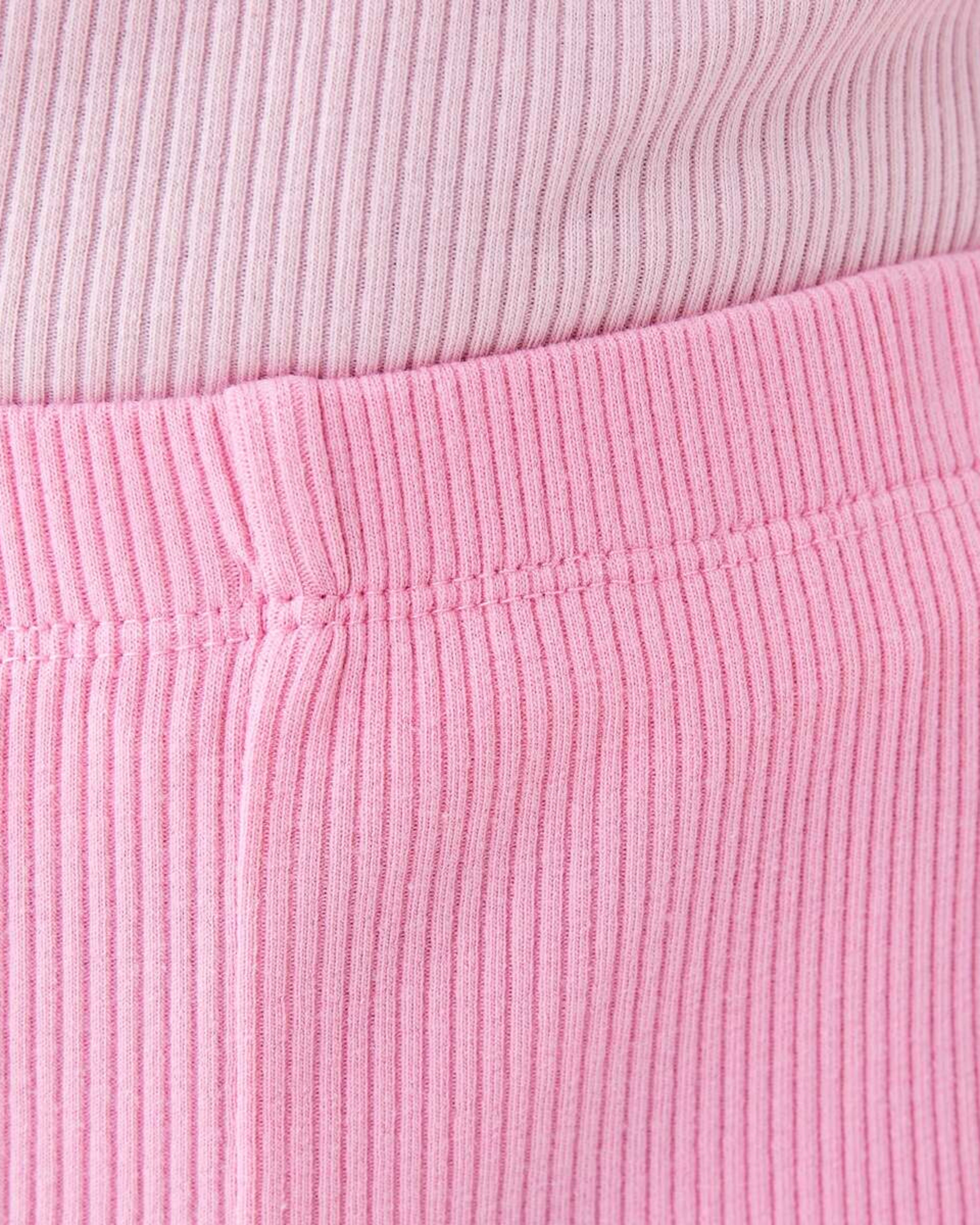3 Rib Flare Leggings Pris Pink, 3 of 8