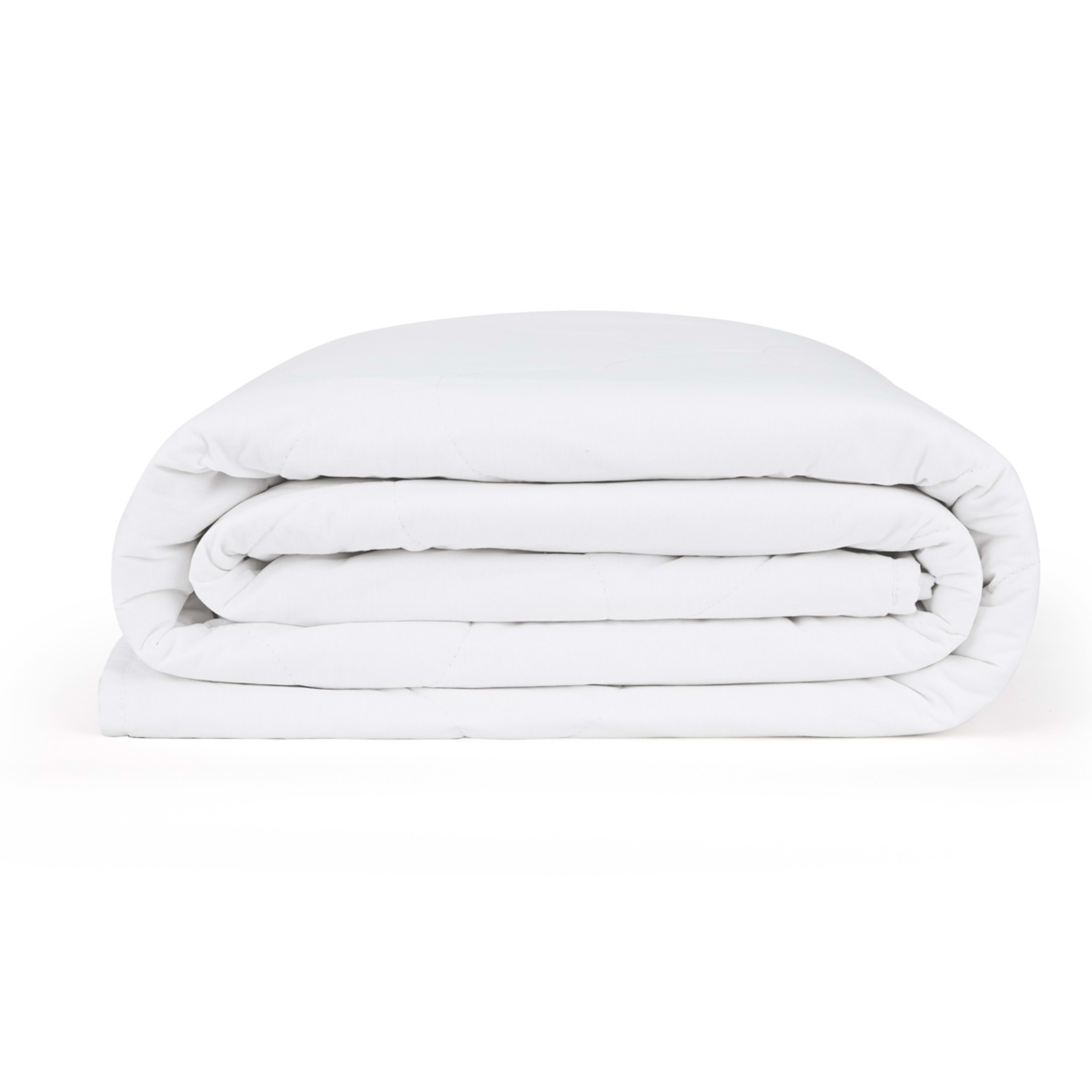 2 Low Warmth Summer Cotton Quilt - Queen Bed, White, 2 of 4