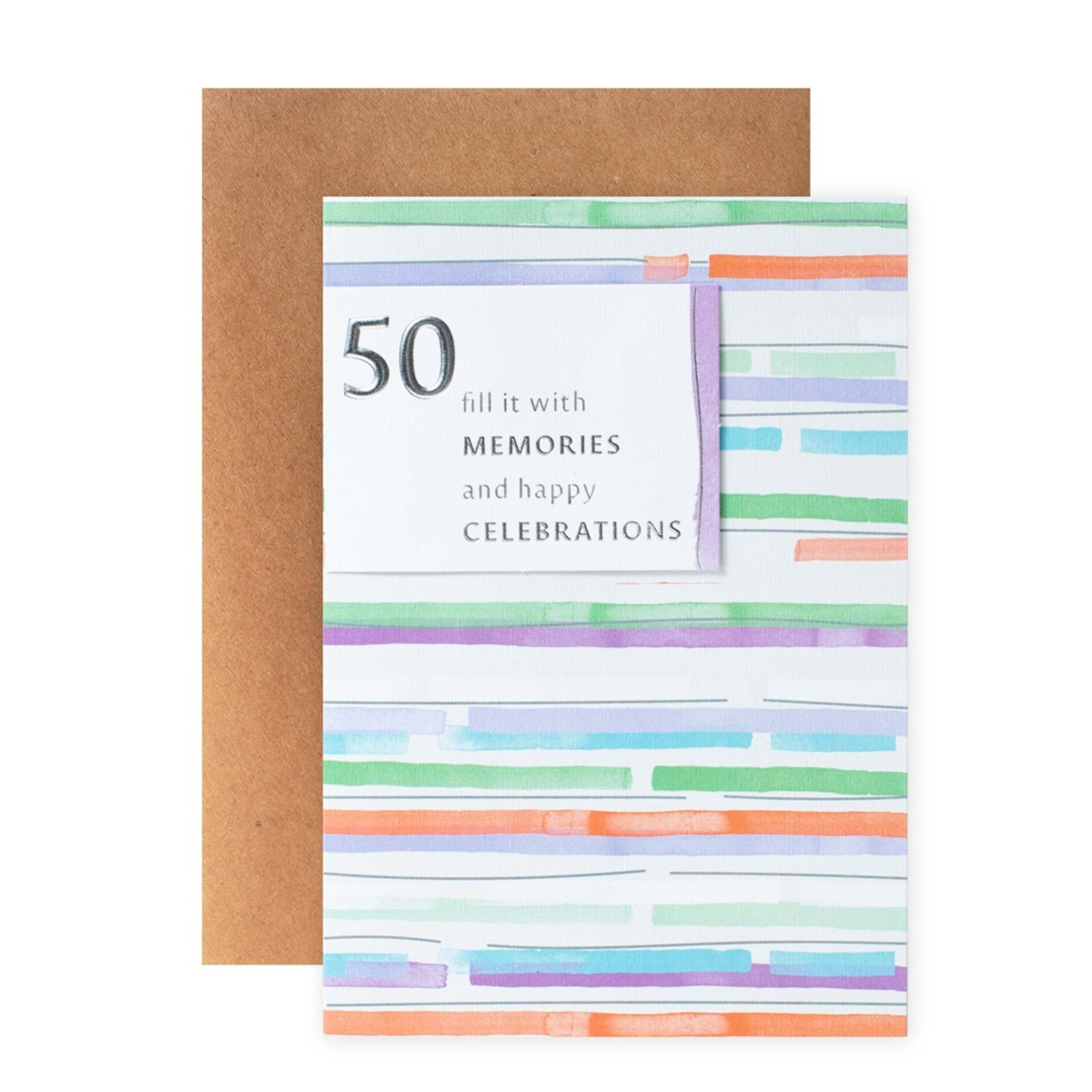 1 Connections from Hallmark 50th Birthday Card - Fifties Are Fantastic!