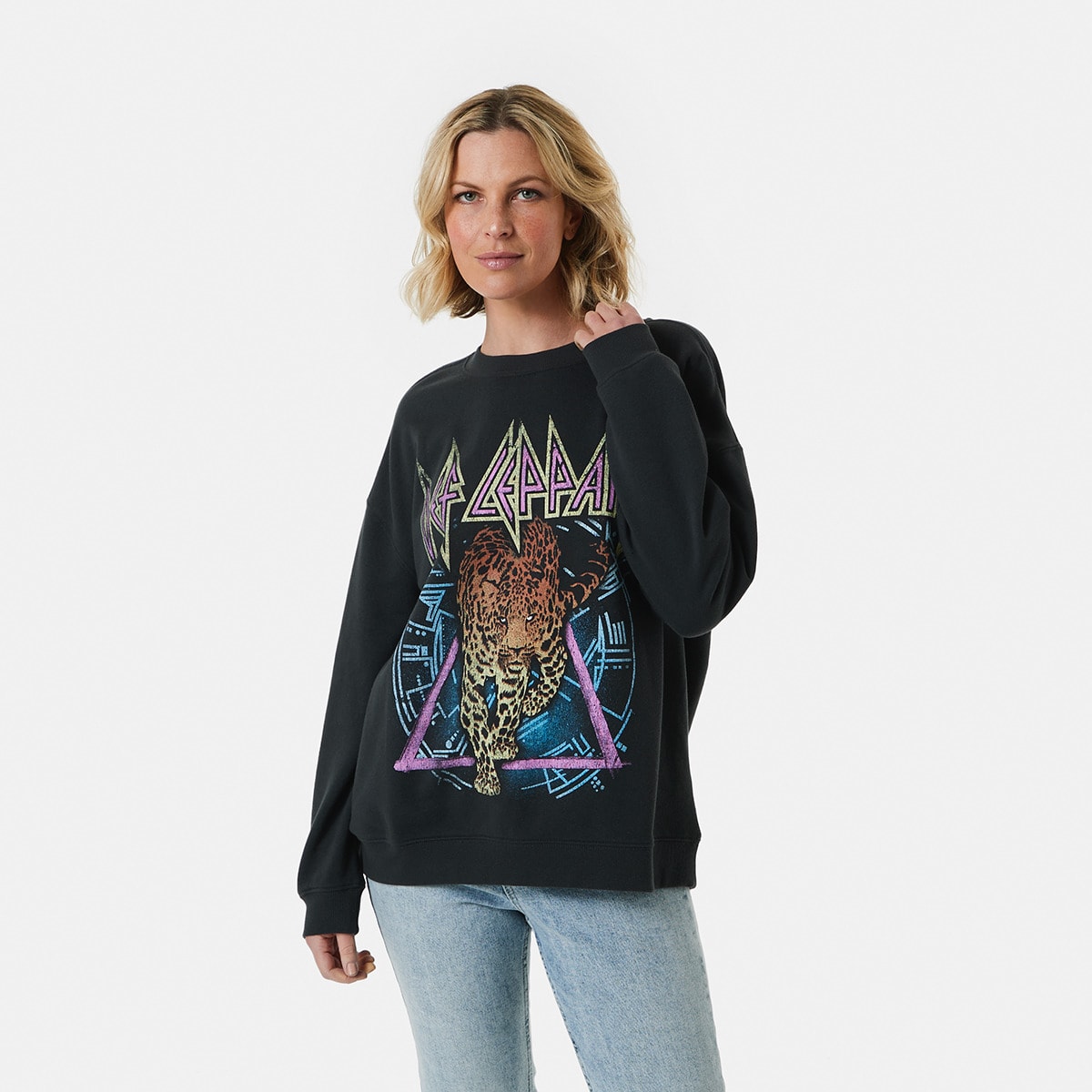 Def Leppard License Long Sleeve Sweatshirt Kmart