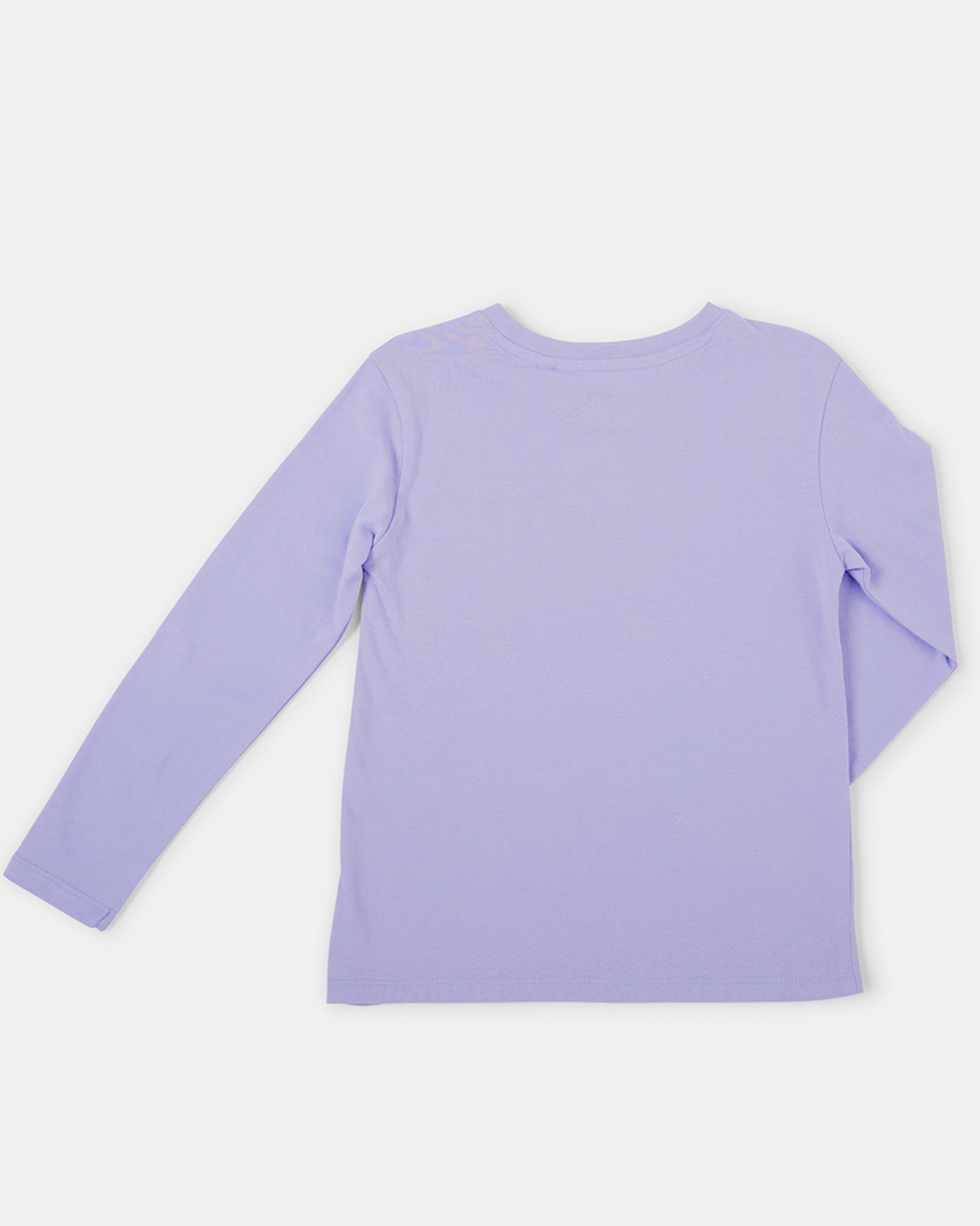 Long Sleeve Placement Print T-shirt - Kmart