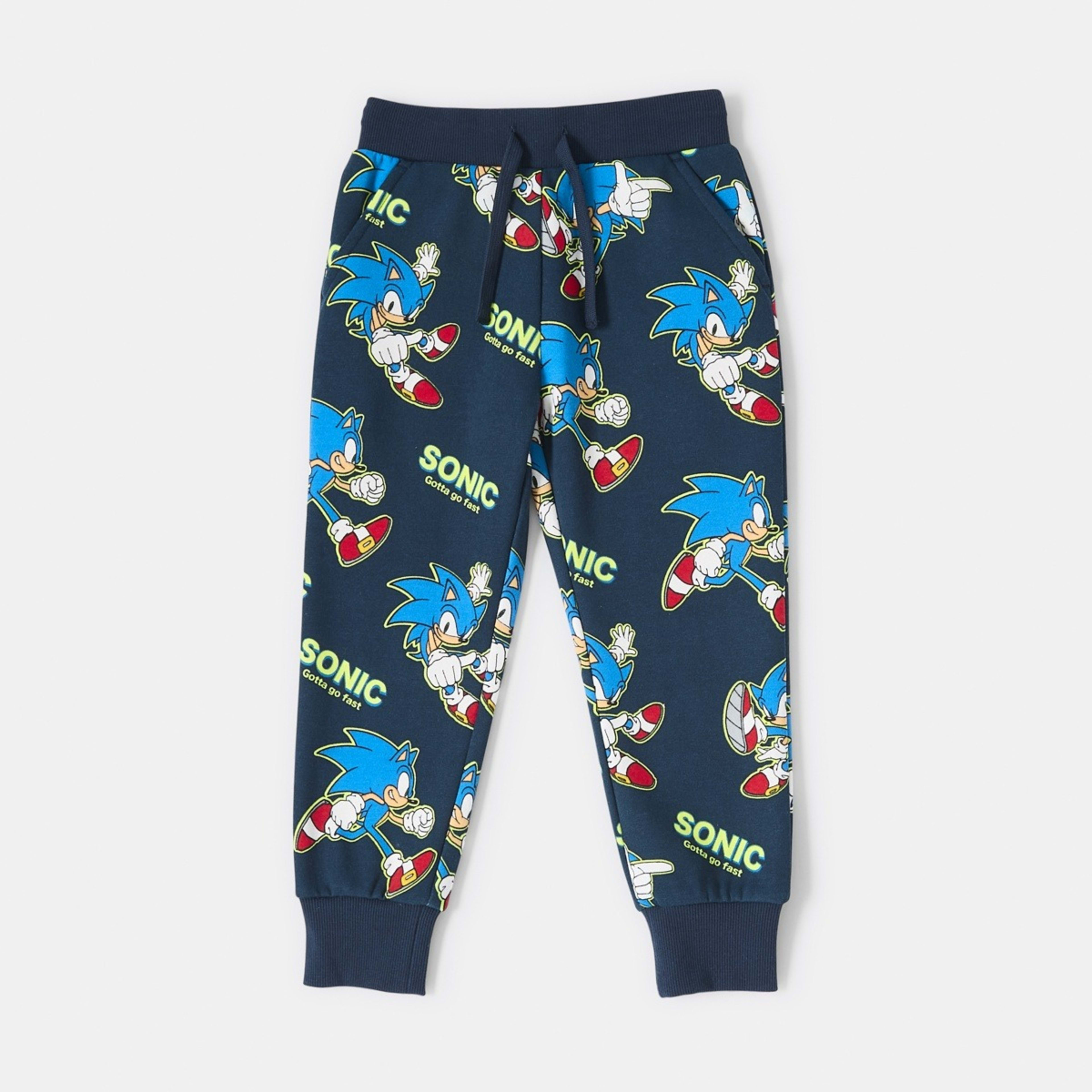 7 Sonic License Printed Trackpants Sonic Run Gotta Go Fast, 7 of 8