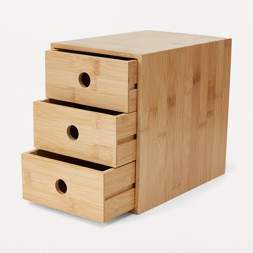 Bamboo Desk Top Drawers Kmart