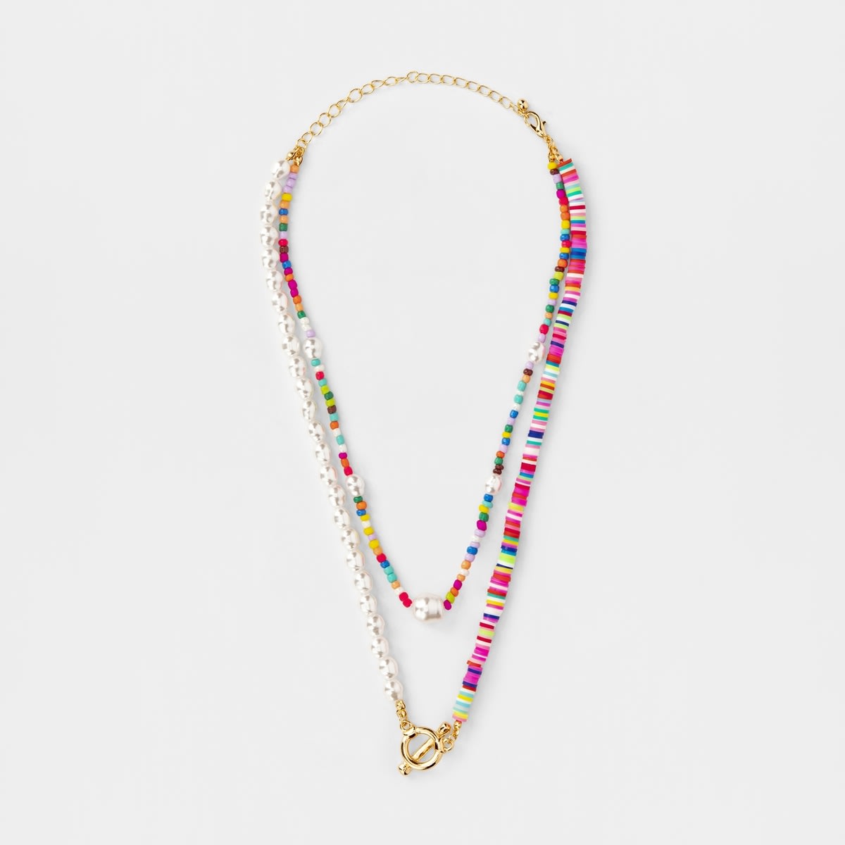 layered necklace beaded