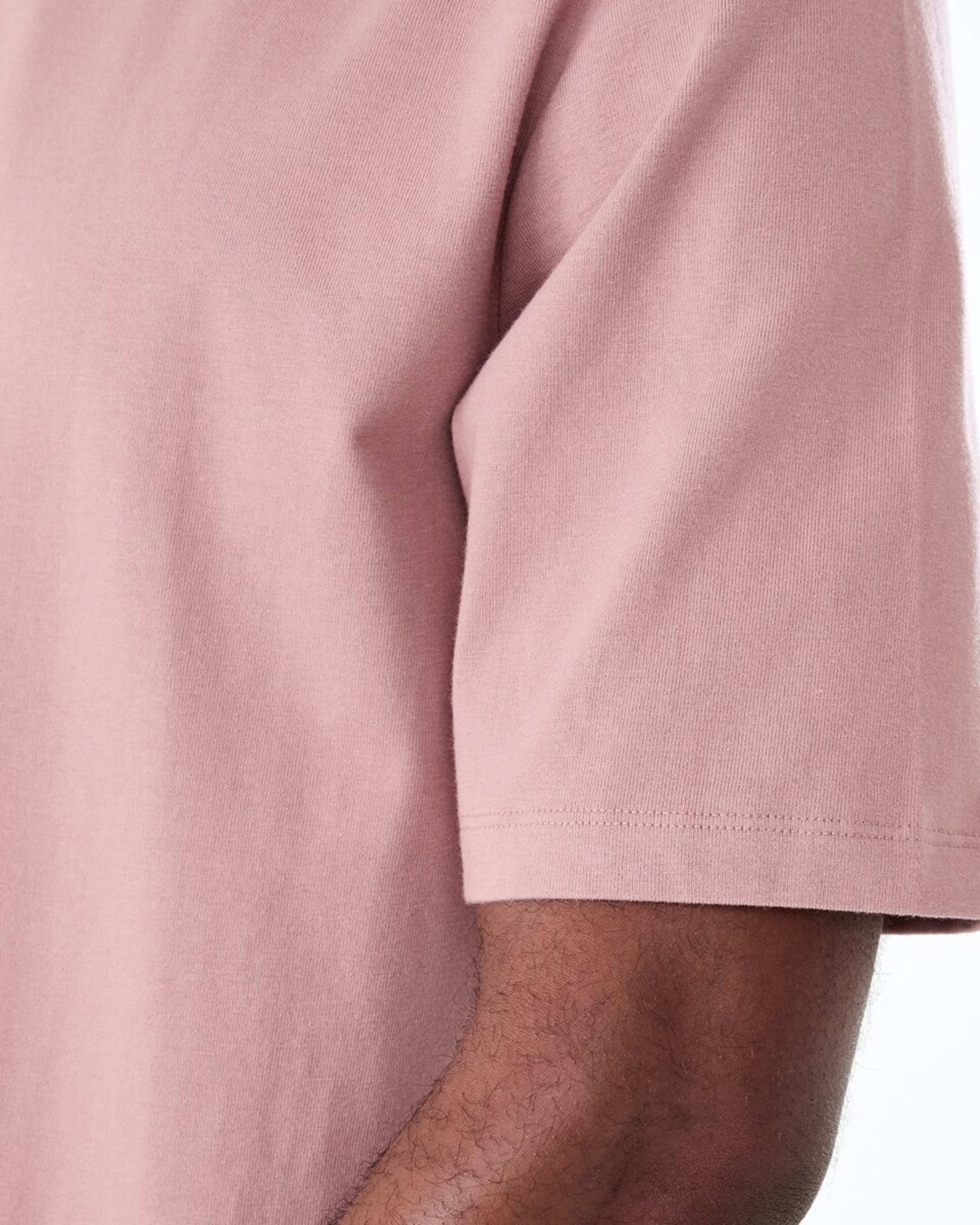 6 Oversized Heavyweight T-shirt SOFT FAWN, 6 of 6