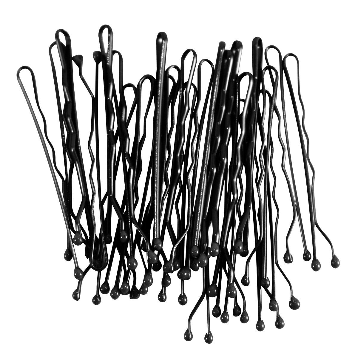 Women Essentials Top Quality Bobby Pins Black 2 Sizes 3 Styles 20/Pk LARGE 