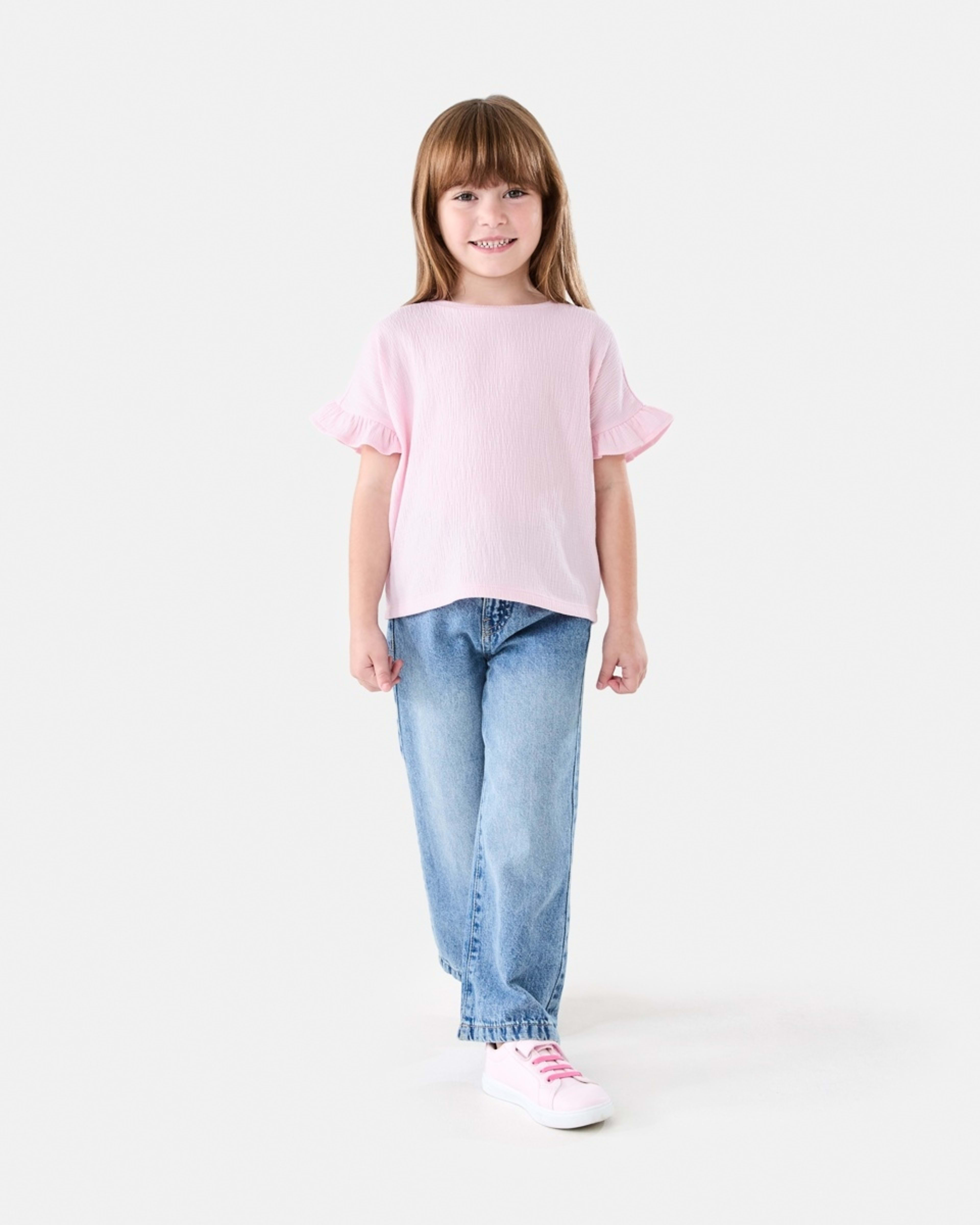 5 Short Sleeve Crinkle T-shirt BALLERINA, 5 of 6
