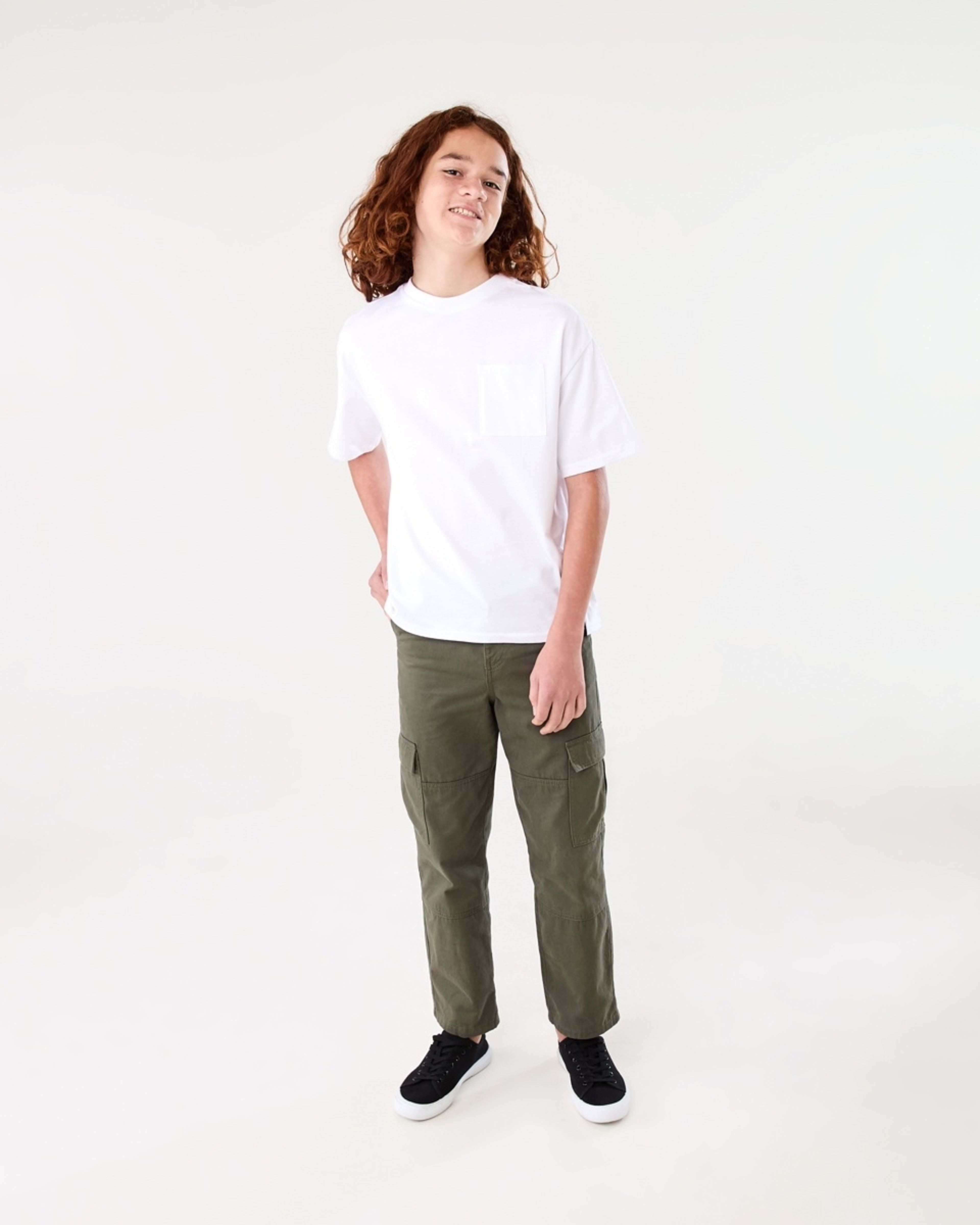 6 Short Sleeve Oversized T-shirt WHITE, 6 of 7