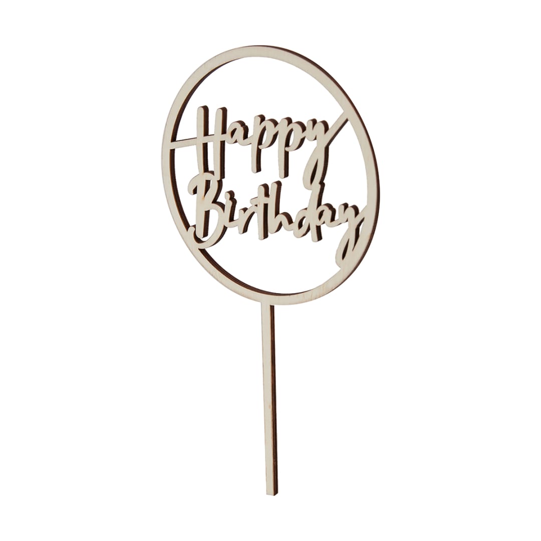 Happy Birthday Cake Topper - Kmart