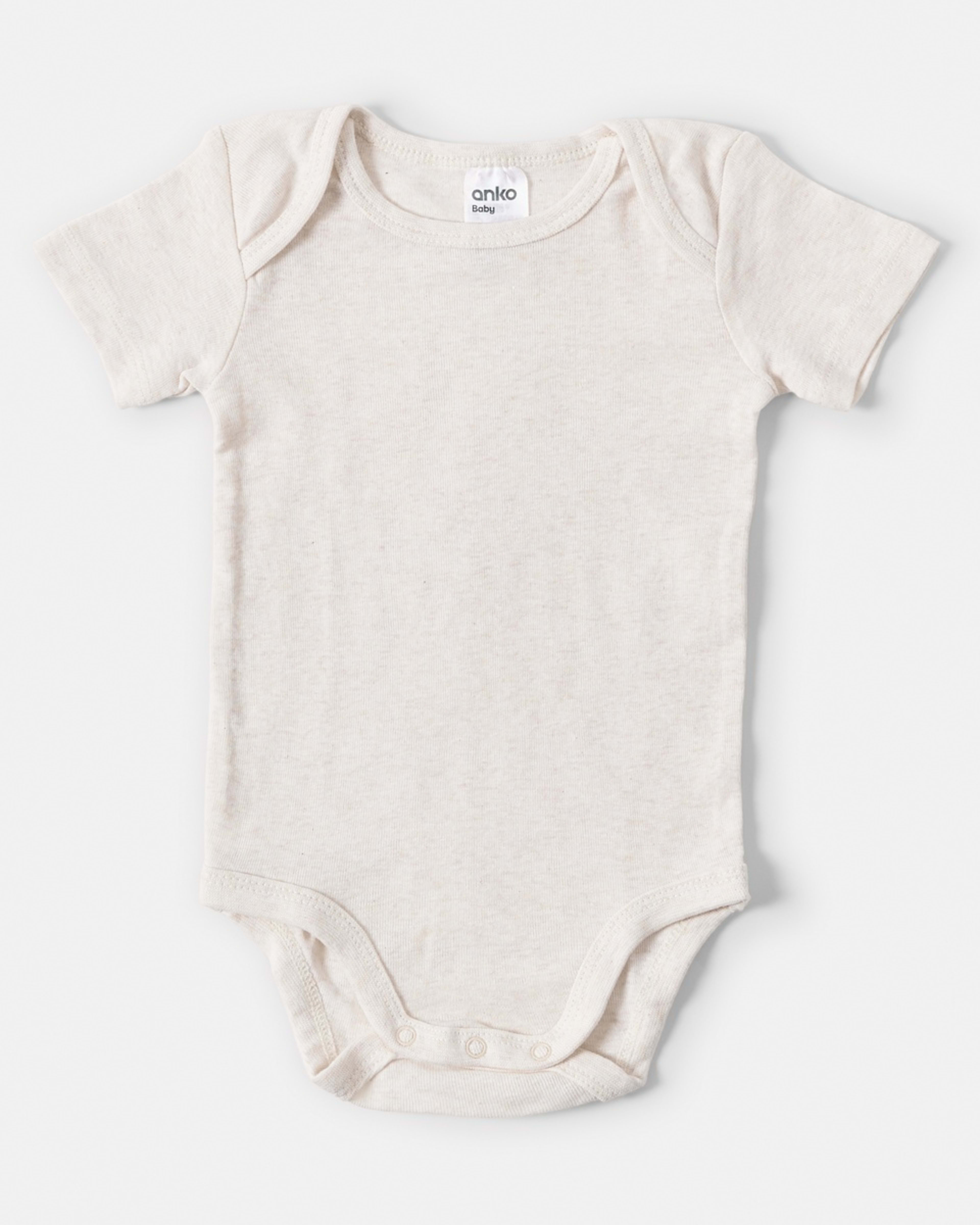 6 5 Pack Short Sleeve Bodysuits NEUTRAL 5PK, 6 of 8