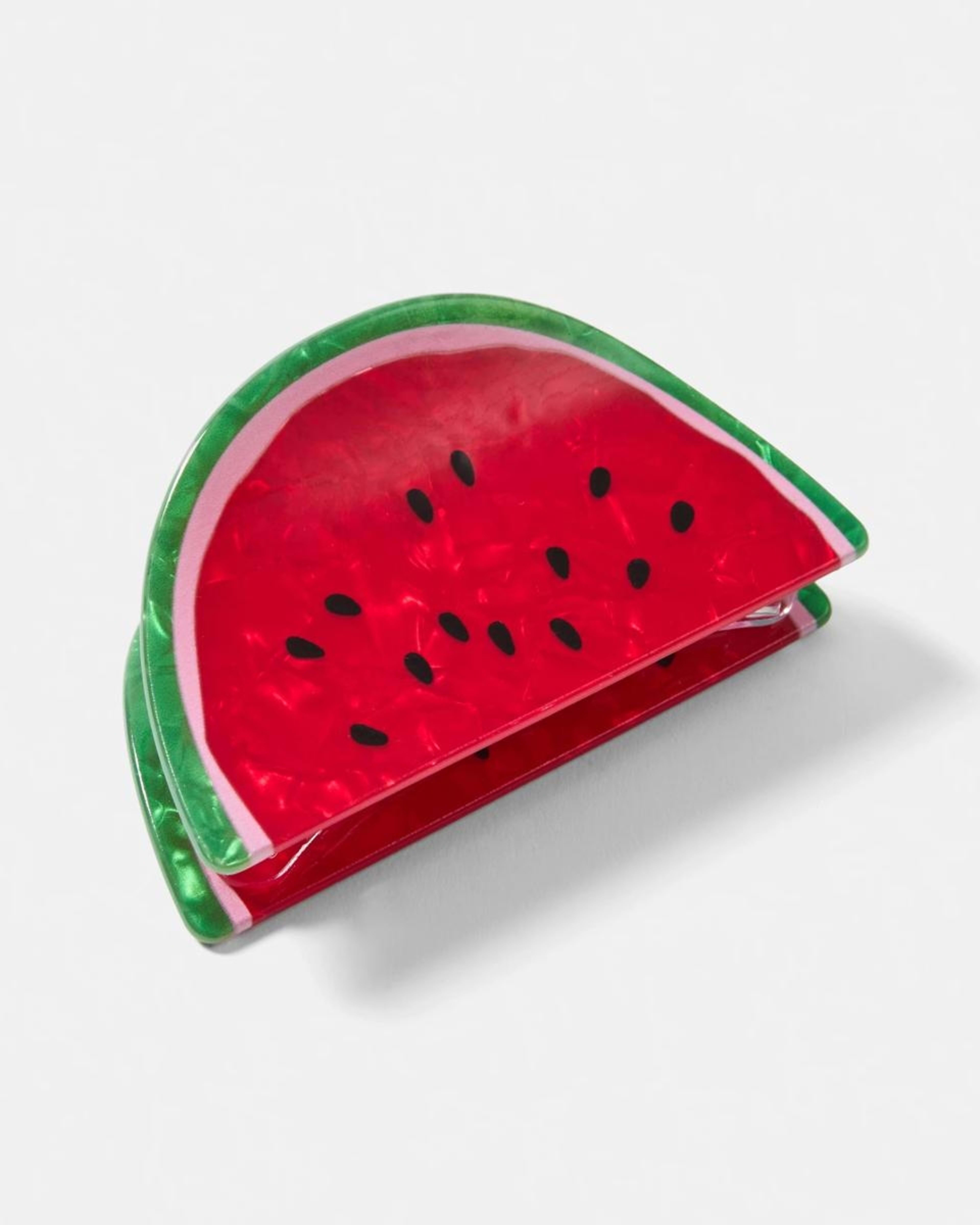 2 Red Watermelon Claw Hair Clip RED, 2 of 4
