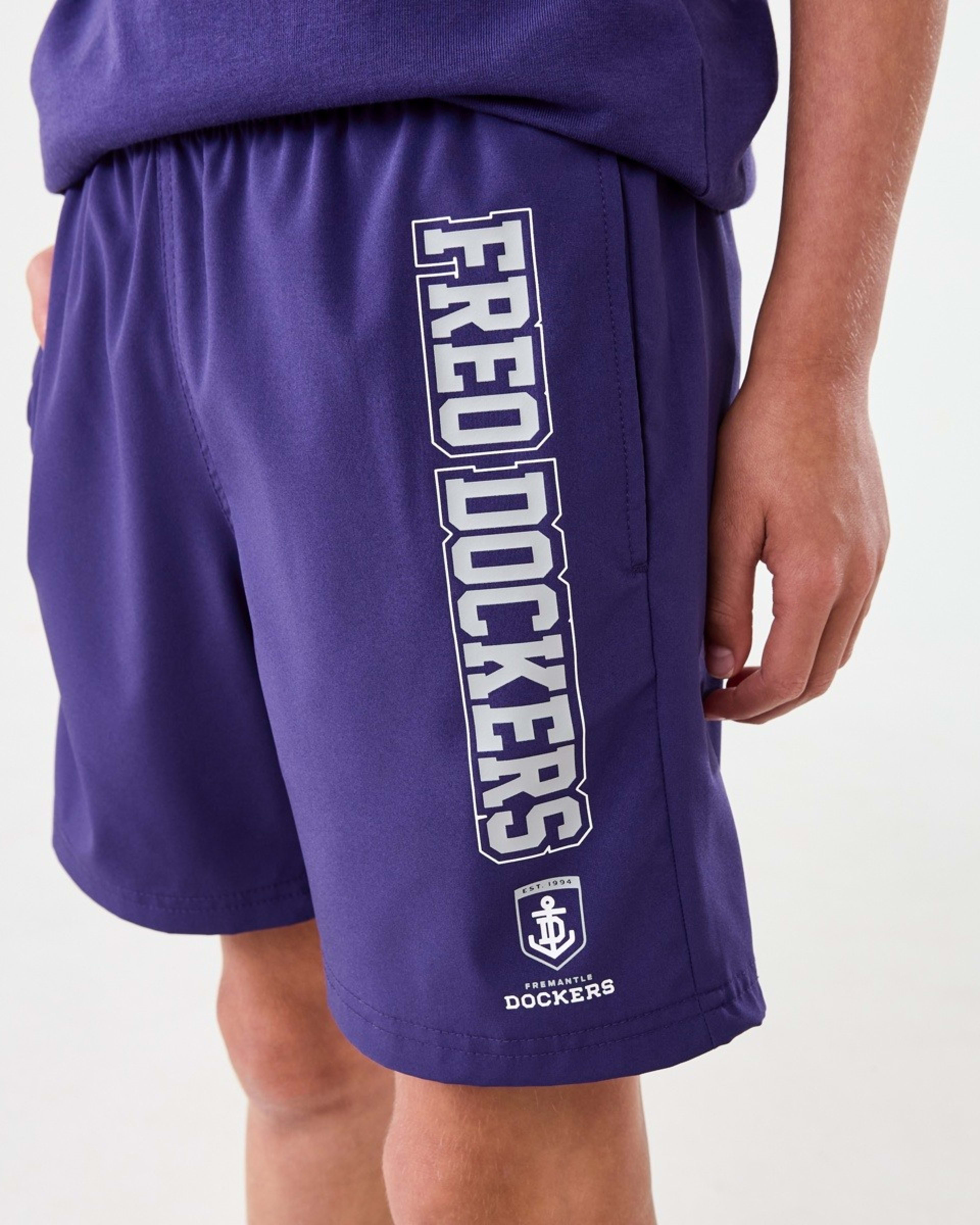 3 Official AFL Kids Shorts Fremantle, 3 of 8