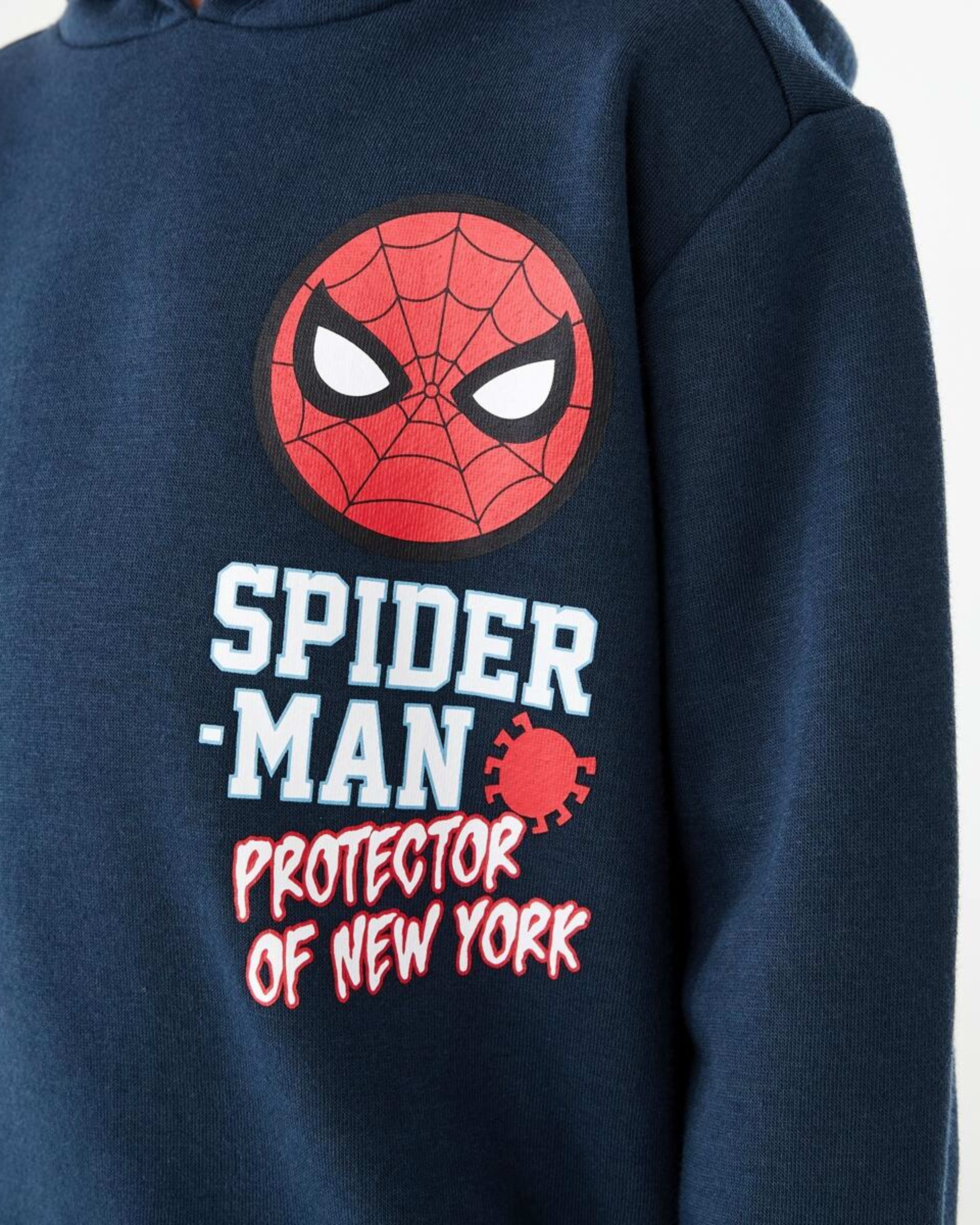 4 Spider-Man License Print Hoodie Spiderman Protector Of Ny, 4 of 9