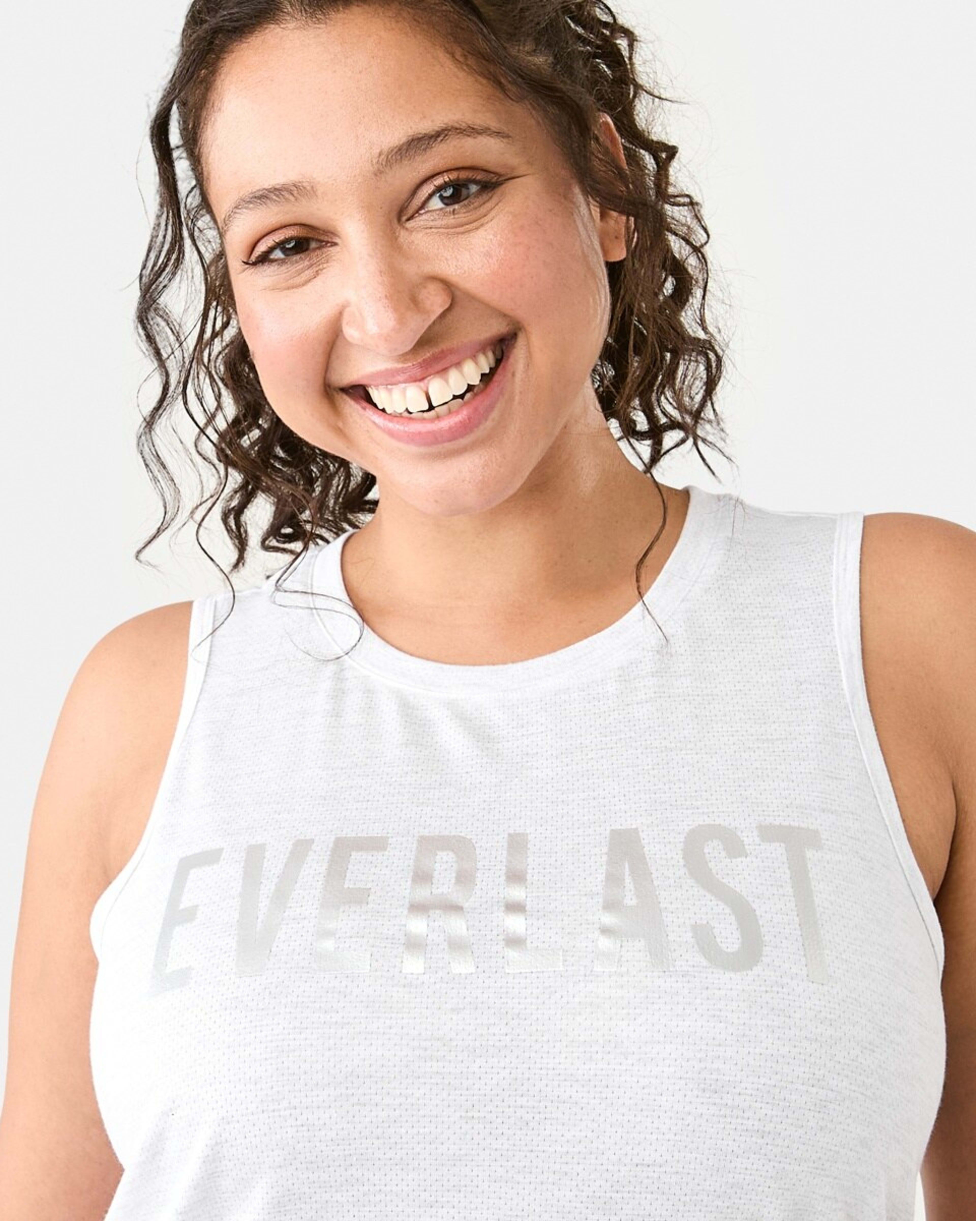 4 Everlast Womens Keyhole Tank EVERLAST BLOCK WHITE MARLE, 4 of 7