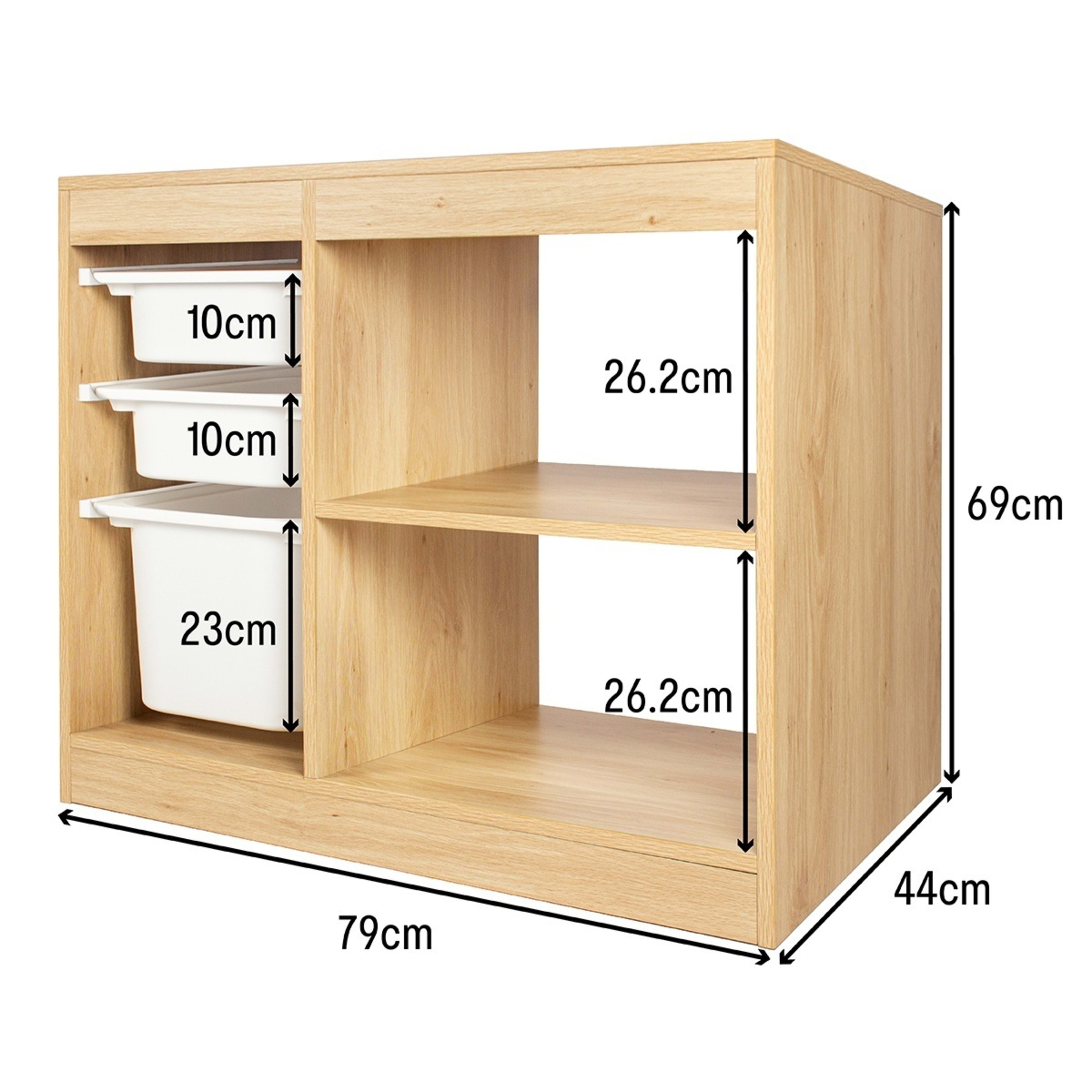 10 Kids Storage Unit with 3 Tubs, 10 of 10