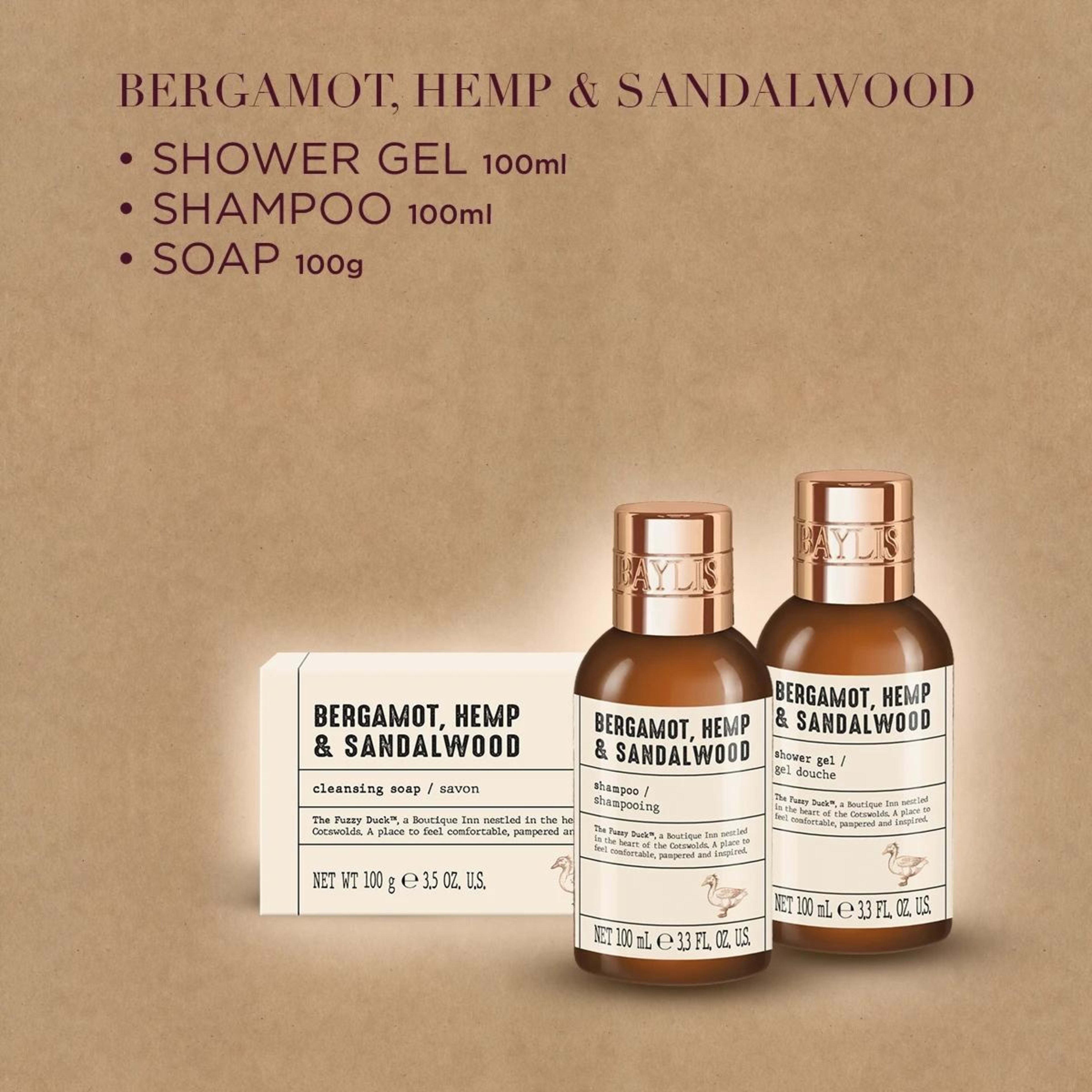 3 Baylis and Harding The Fuzzy Duck Luxury Essentials Set - Bergamot, Hemp and Sandalwood, 3 of 4