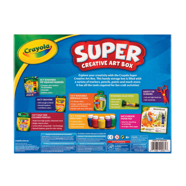 Crayola Super Creative Art Box Kmart