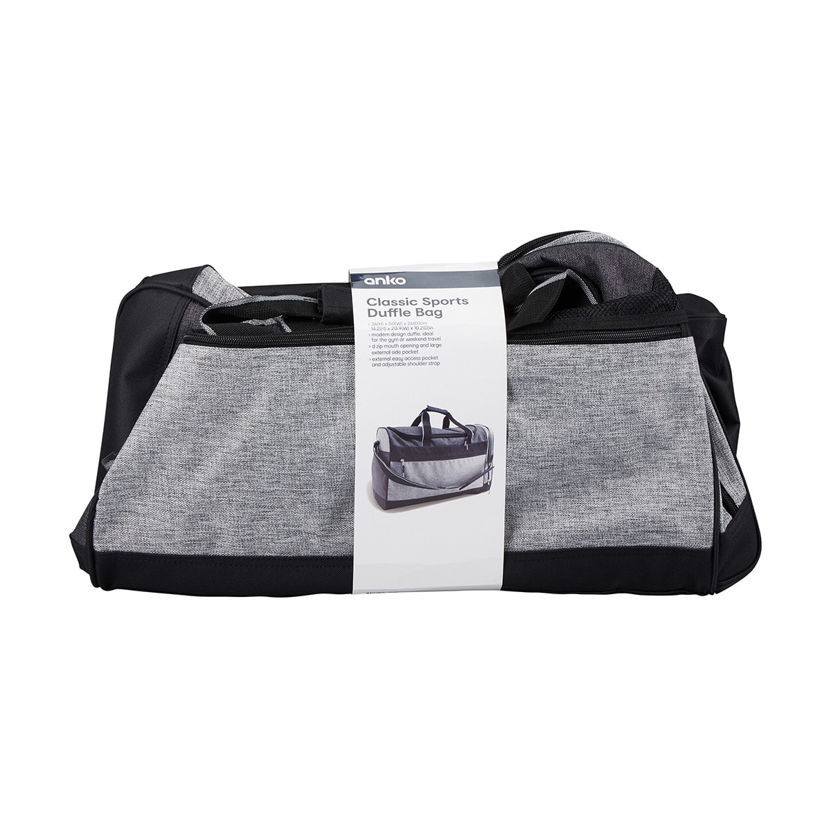 Classic Sports Duffel Bag Kmart
