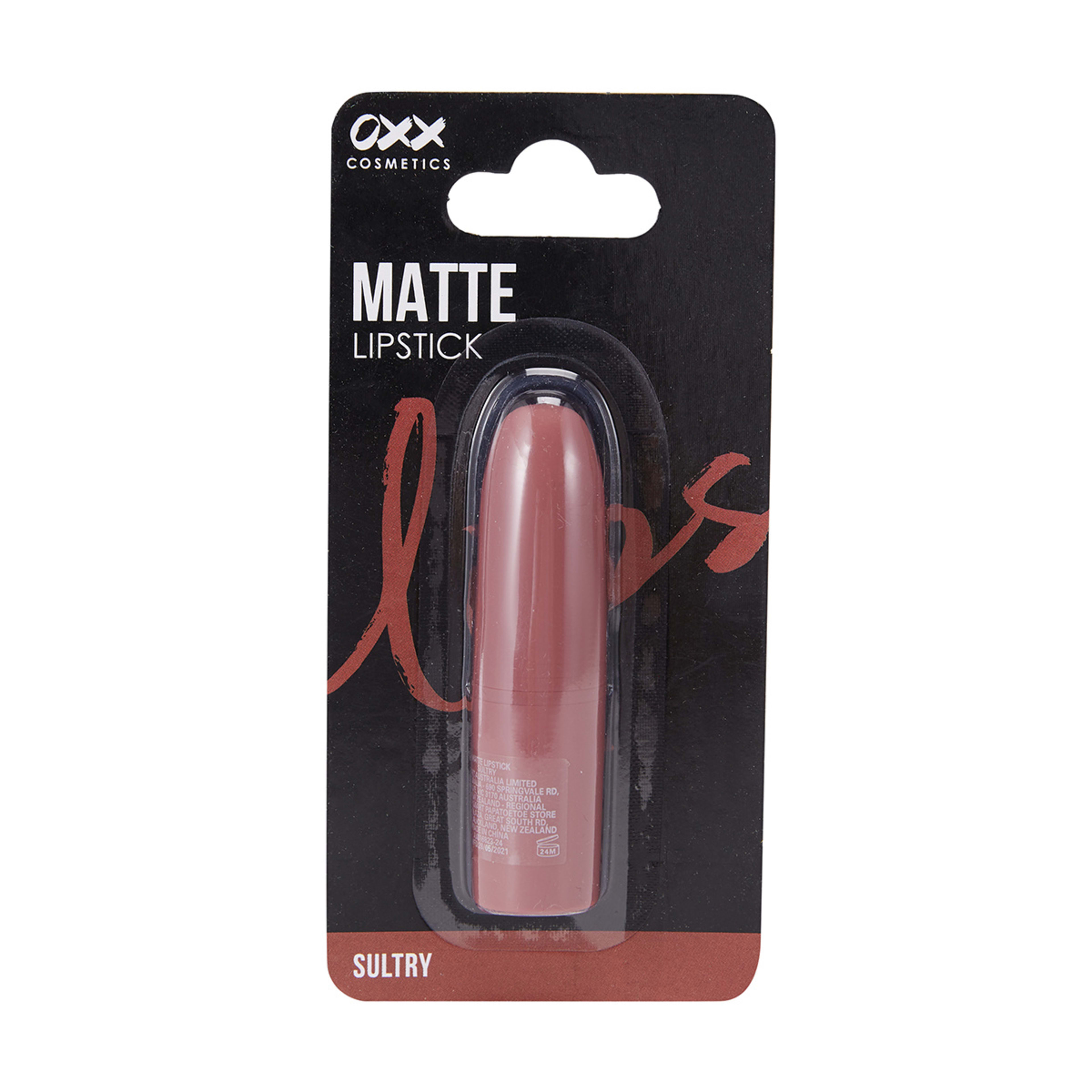 OXX Cosmetics Matte Lipstick Sultry Kmart
