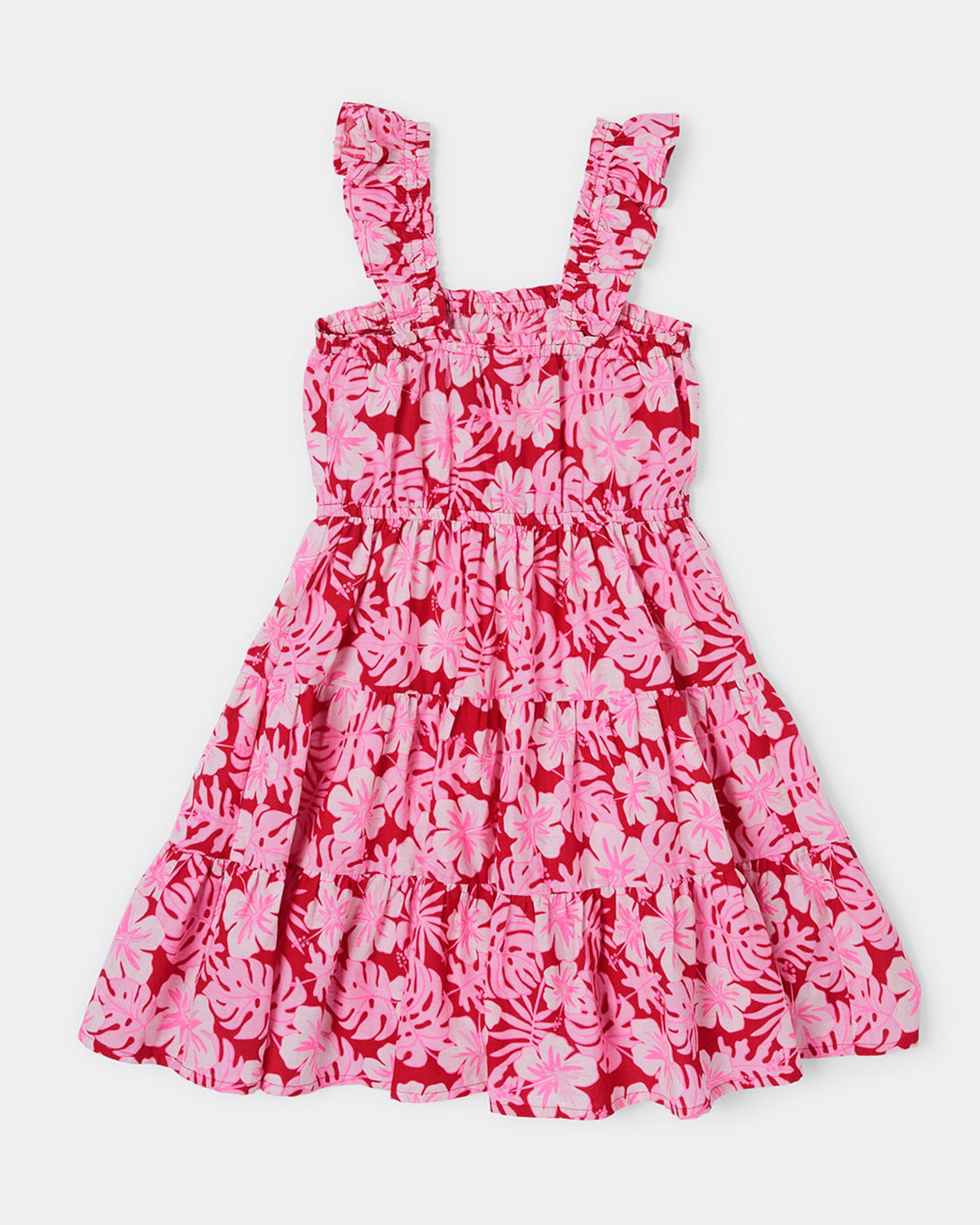 Tiered Cotton Dress Kmart