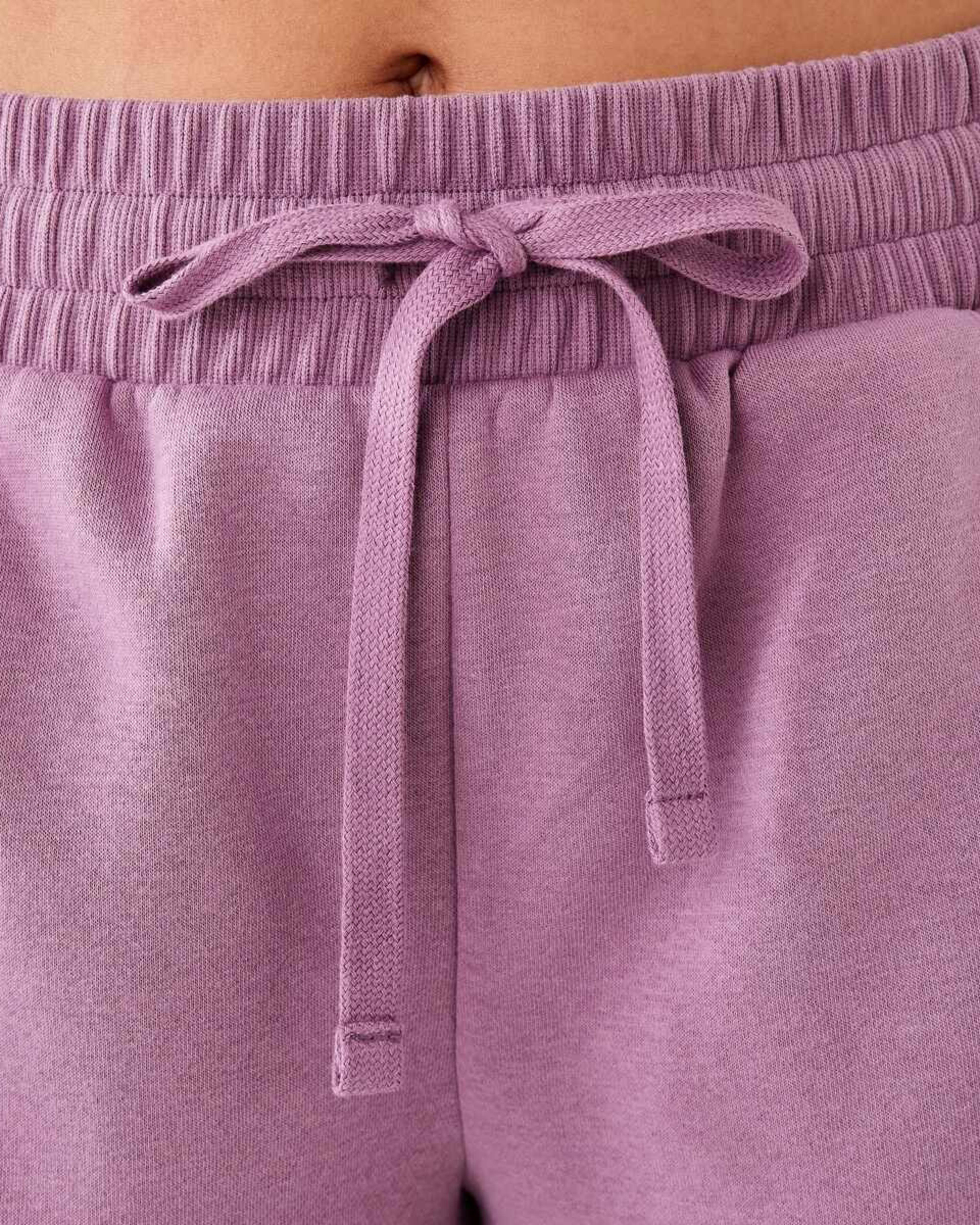 4 Active Womens Fleece Shorts Demure Purple, 4 of 6