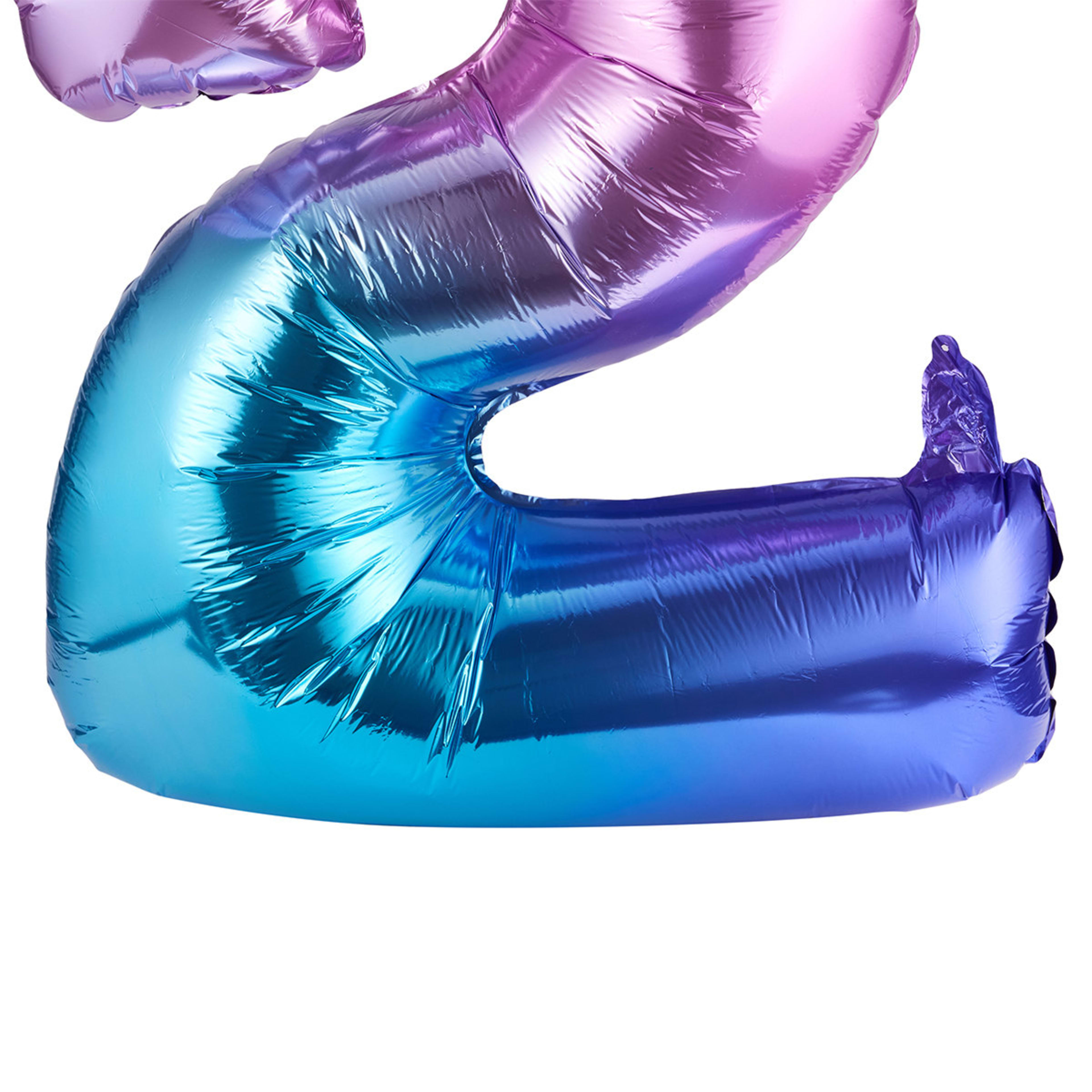 3 Giant Number 2 Foil Balloon, 3 of 4