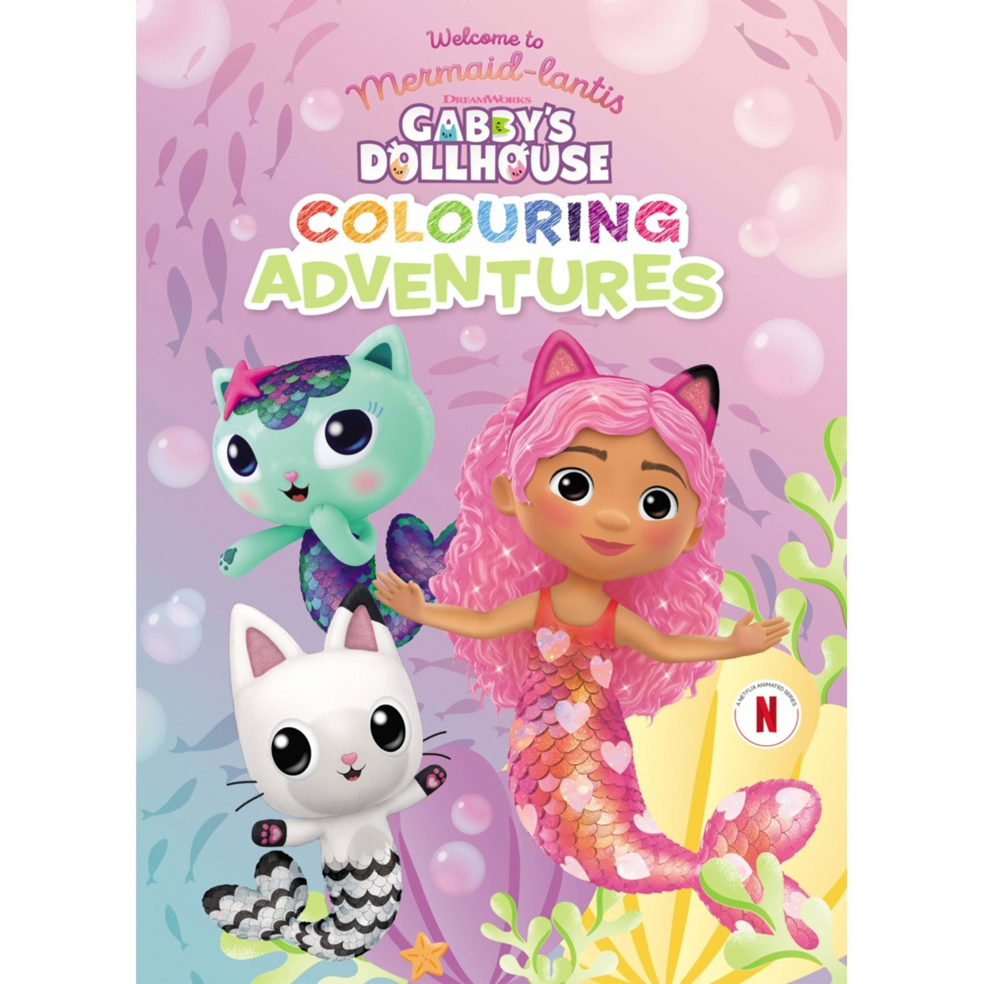 1 DreamWorks Gabby's Dollhouse Colouring Adventures - Book