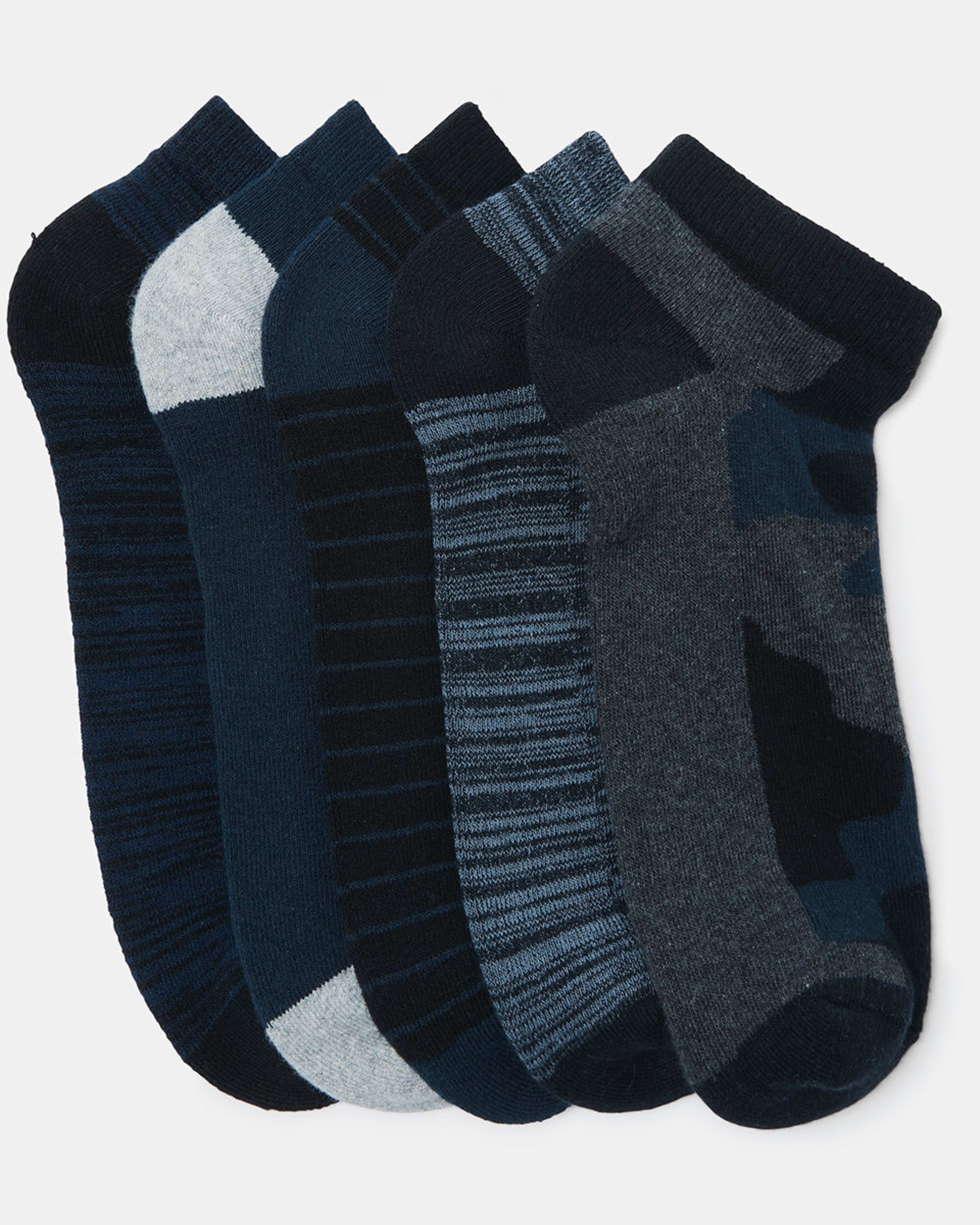 5 Pack Low Cut Sport Socks Kmart