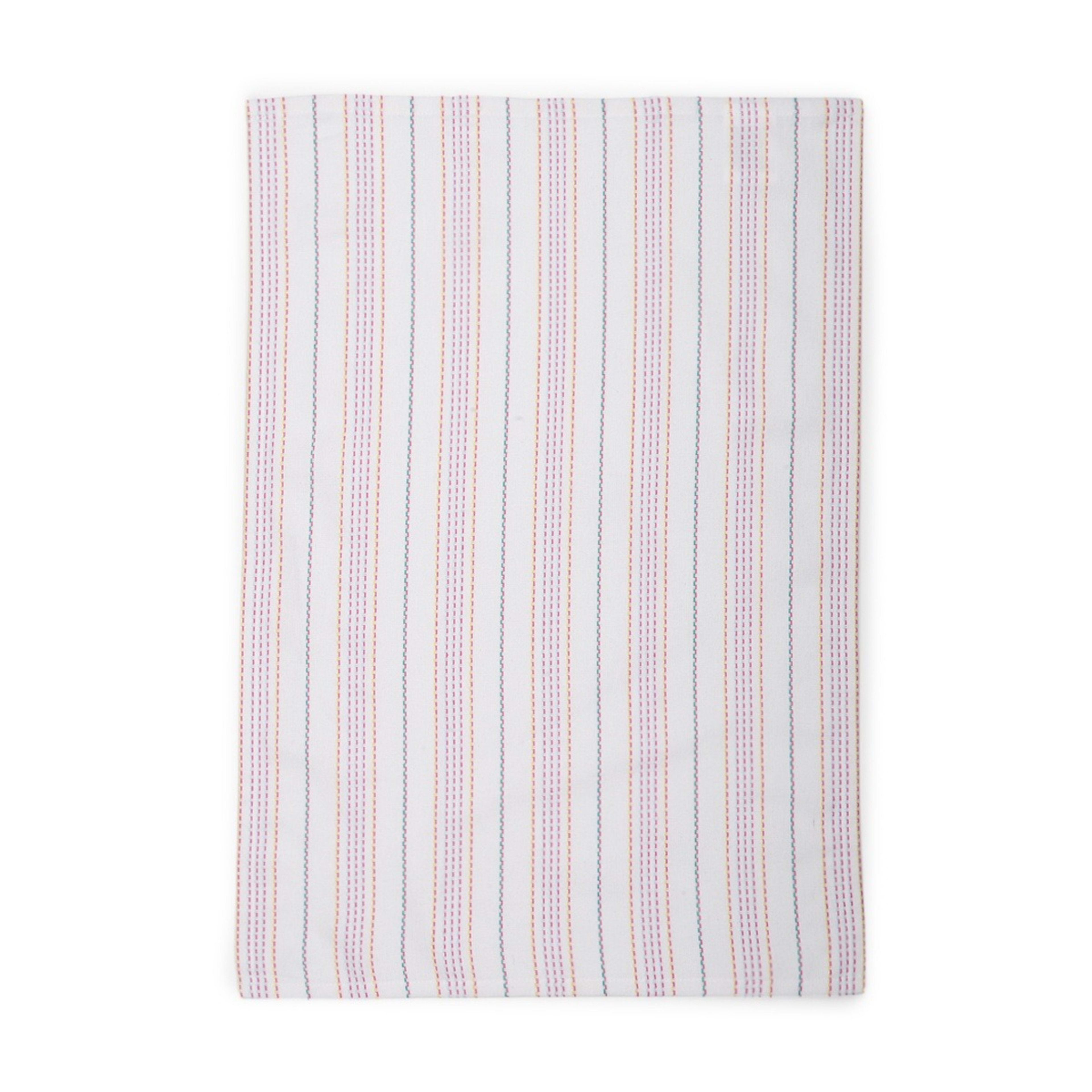 3 3 Pack Check Stitch Tea Towels, 3 of 6