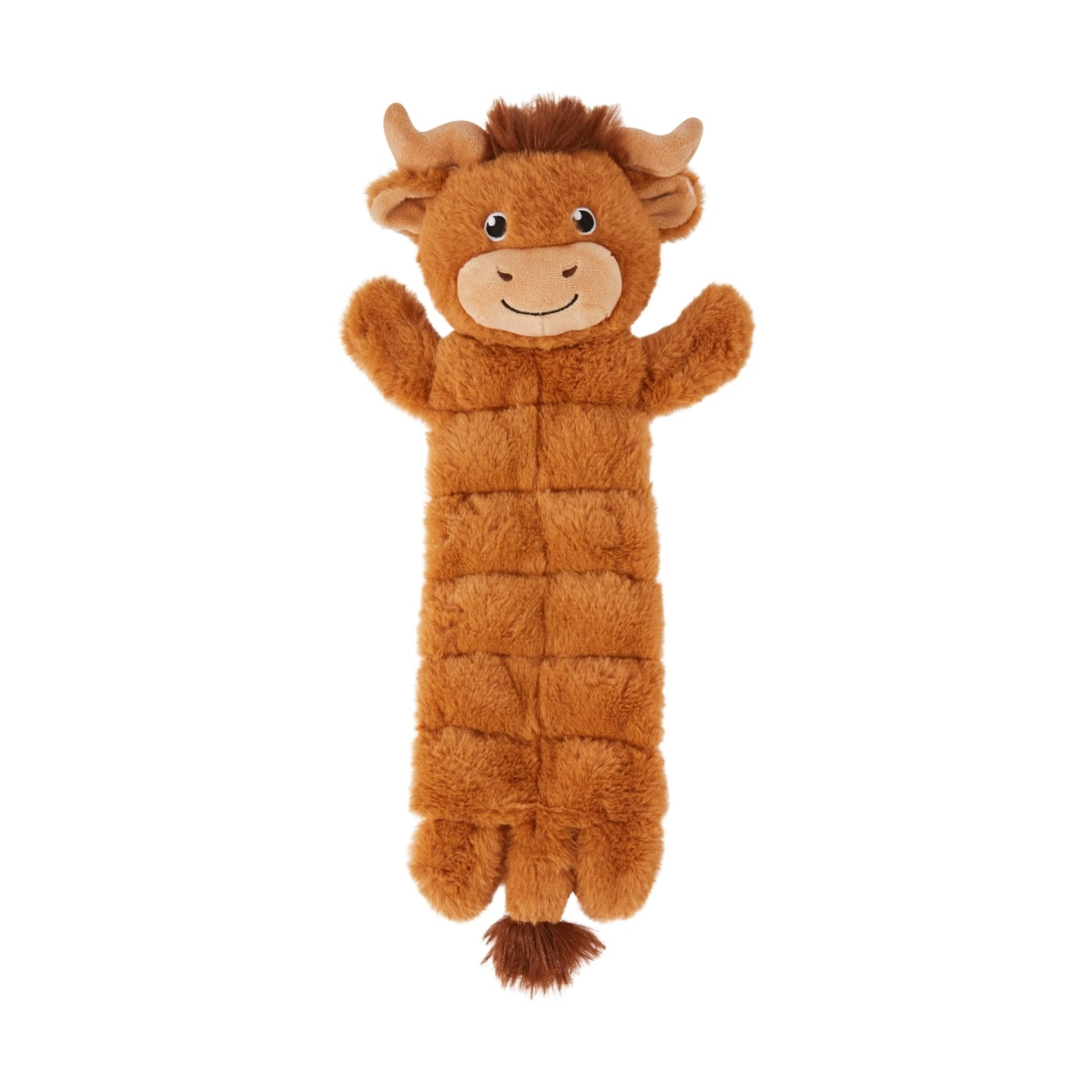 1 Pet Toy Plush Squeaker Cow