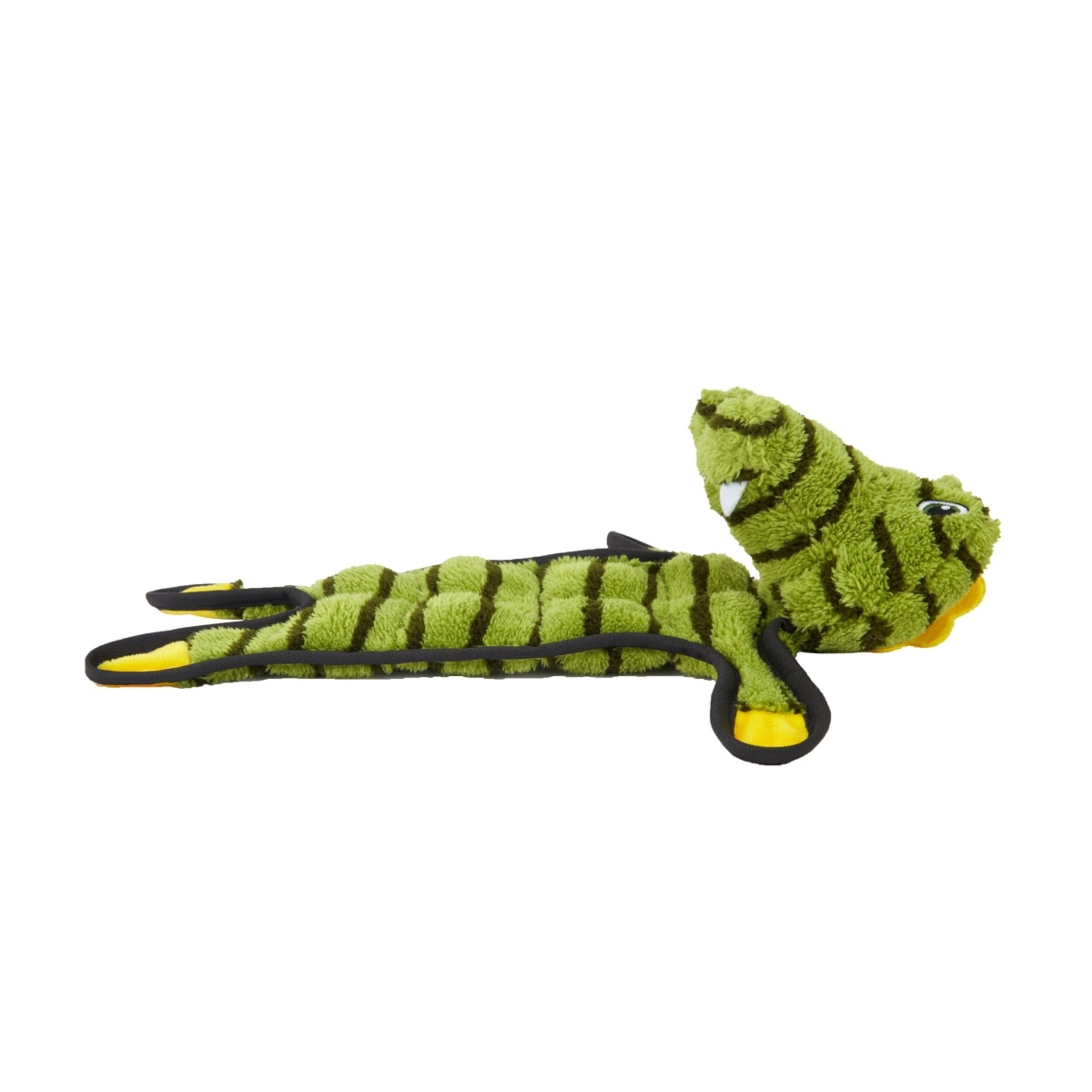 3 Pet Toy Plush Multi Squeak Crocodile, 3 of 7