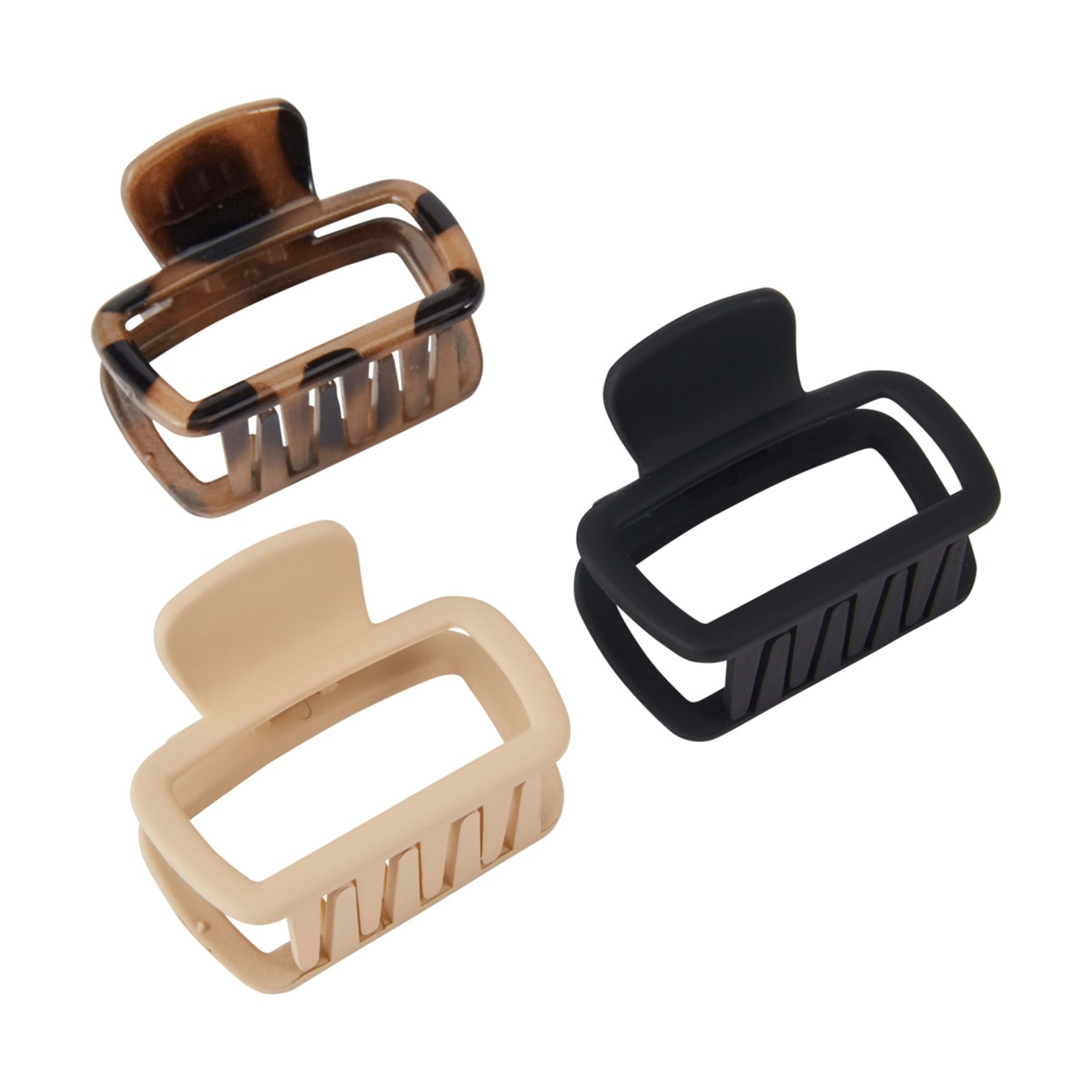 1 OXX Haircare 3 Piece Claw Hair Clips