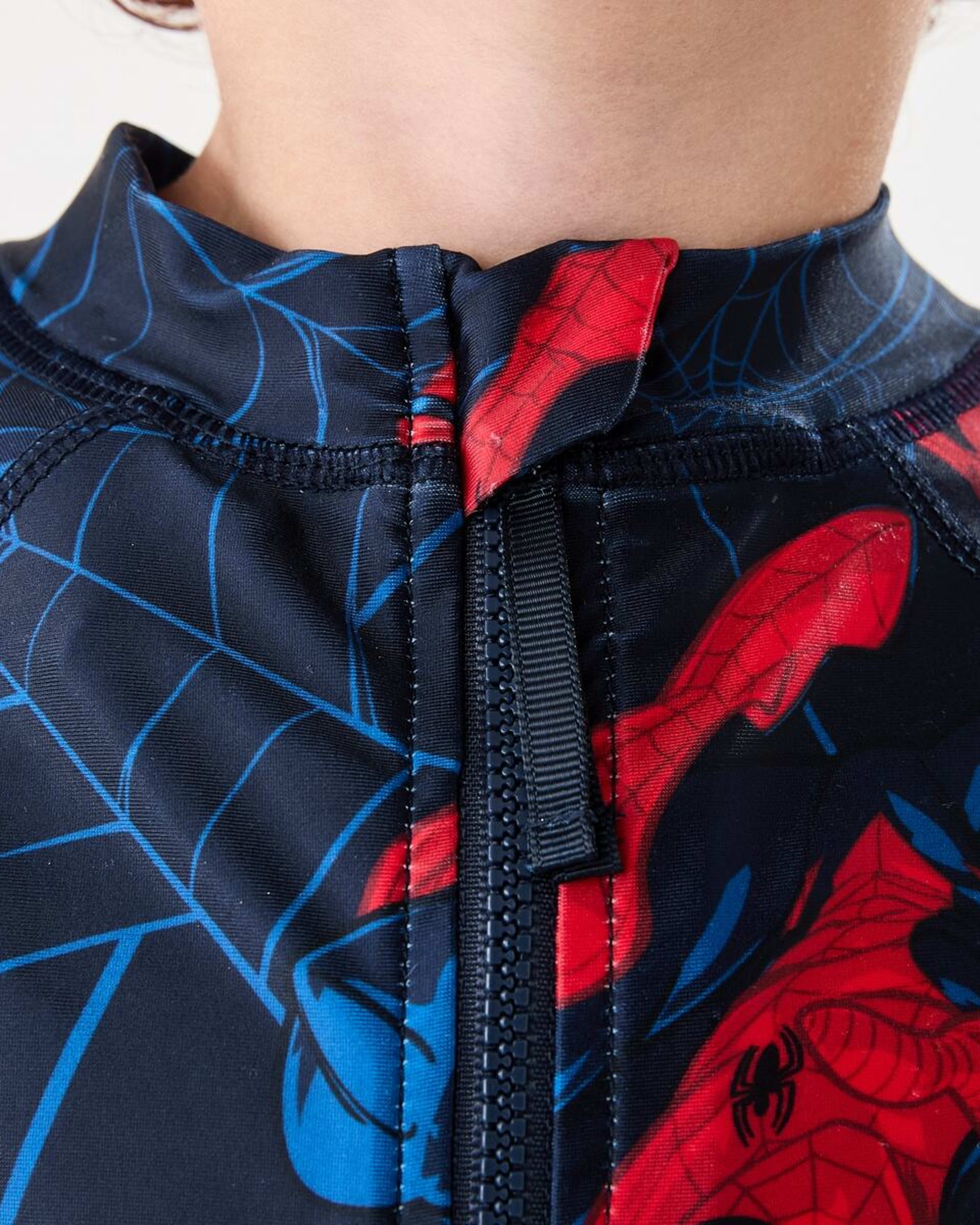4 Spider-Man License Long Sleeve Swimsuit Spiderman, 4 of 5