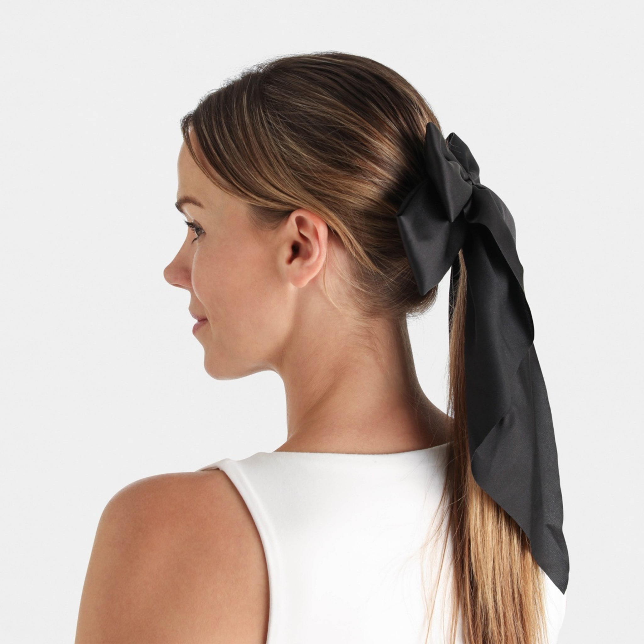 Black Barrette Large Bow Hair Clip Kmart