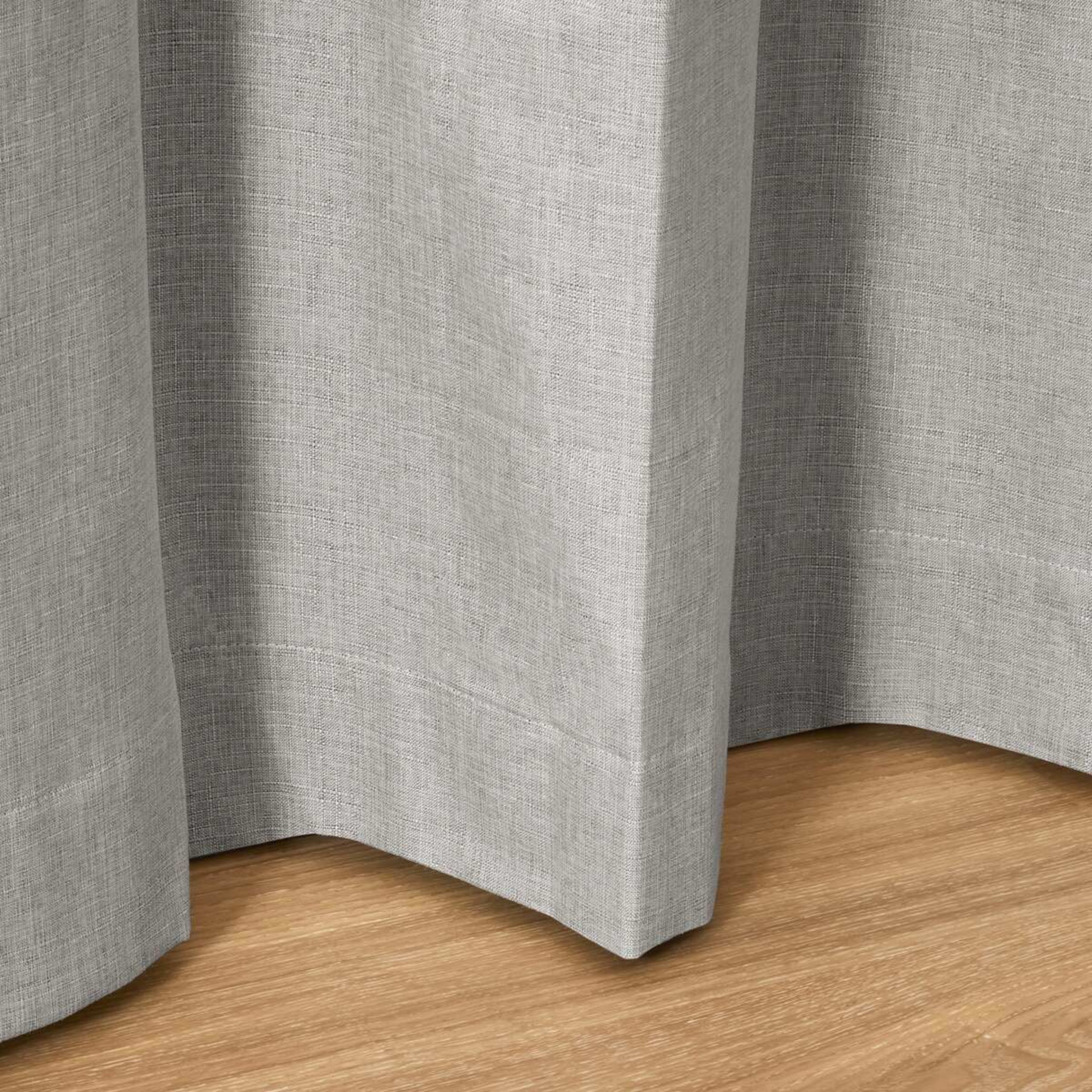 6 Monaco Eyelet Block Out Curtain - Taupe, 6 of 7