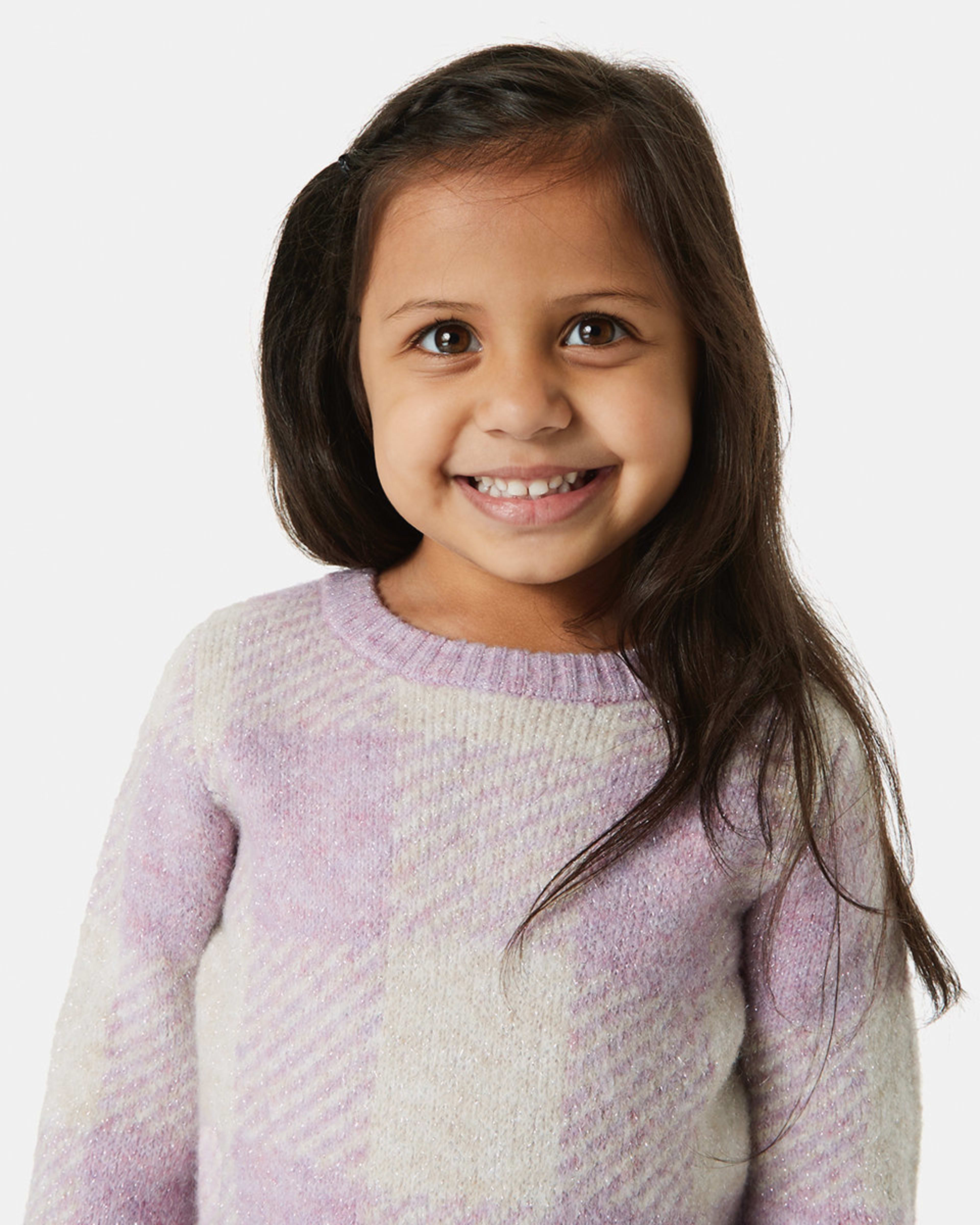 Check Knit Dress Kmart