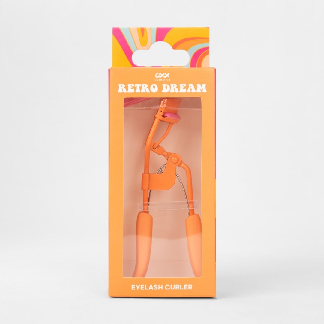 OXX Cosmetics Retro Dream Eyelash Curler Orange Kmart NZ