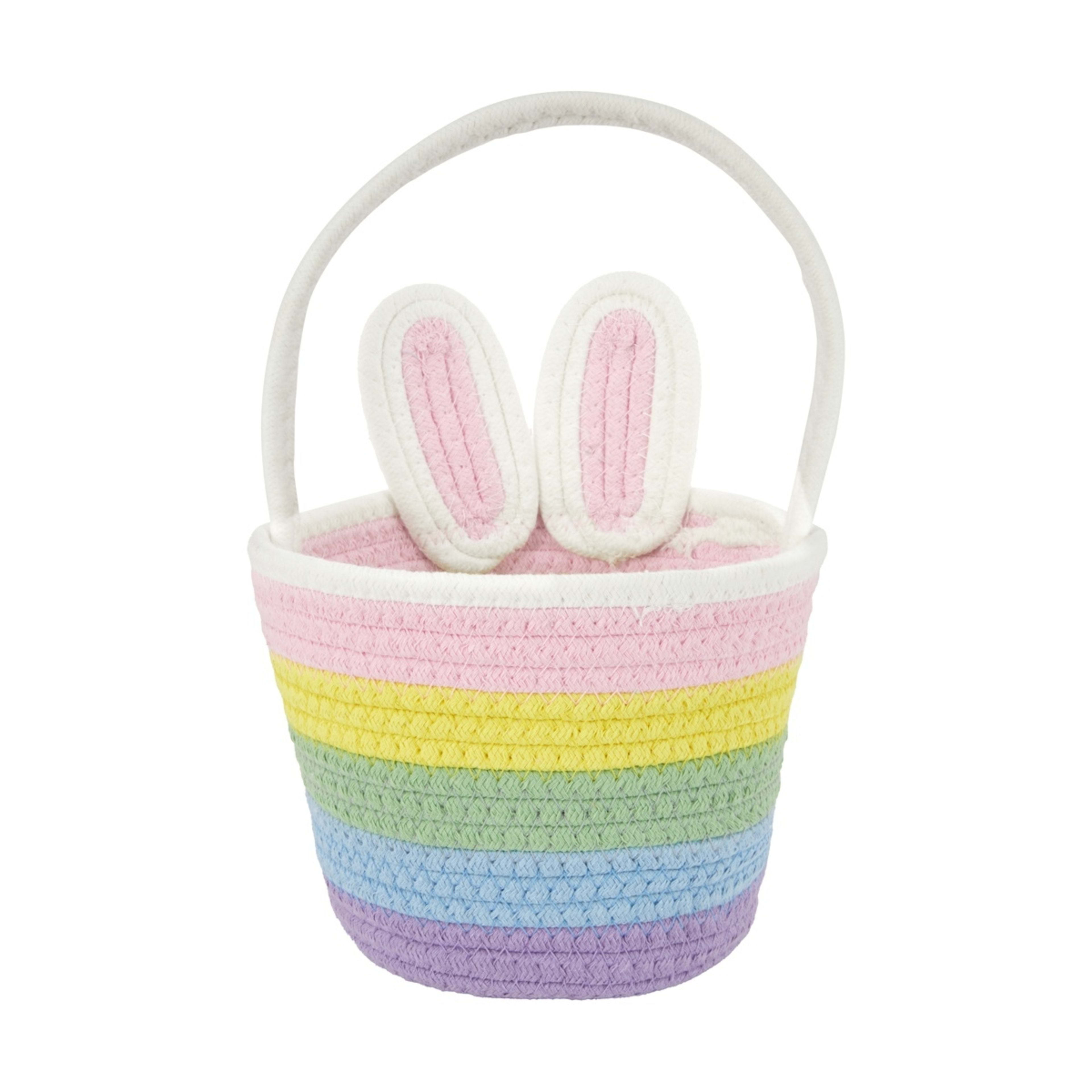 4 Rainbow Rope Bunny Basket, 4 of 5