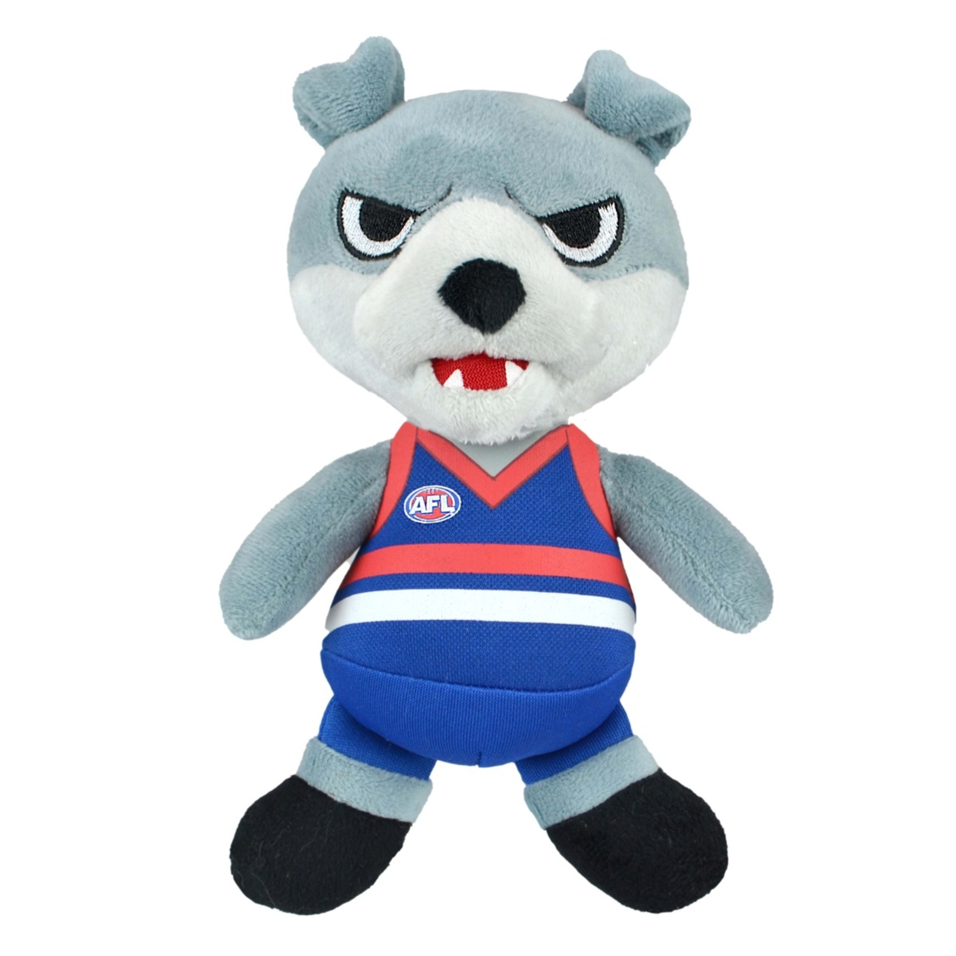 1 AFL Western Bulldogs Plush Rascal Mascot
