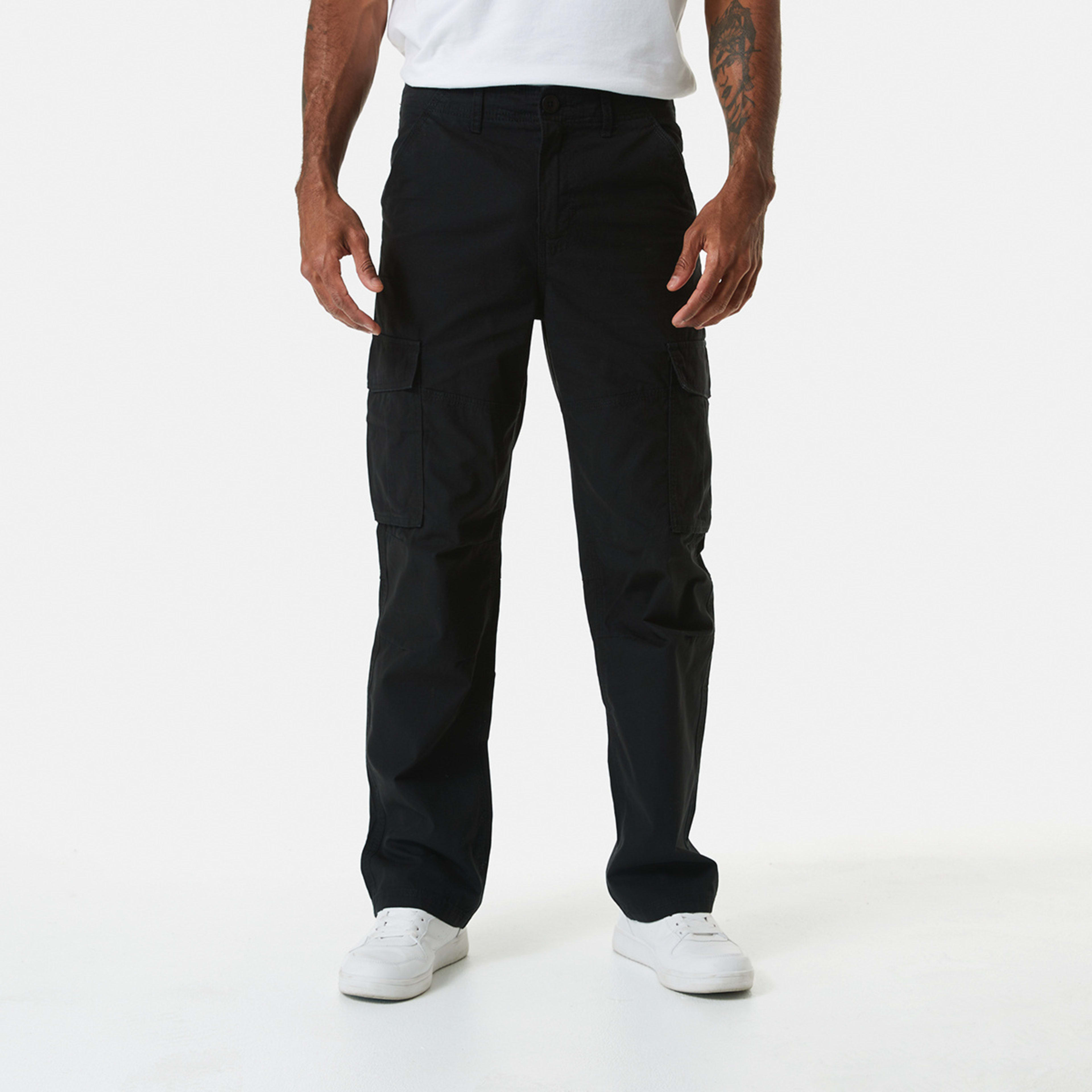 1 Regular Cargo Pants Black, 1 of 9