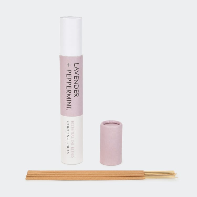 40 Pack Lavender and Peppermint Essential Oil Blend Incense Sticks Kmart