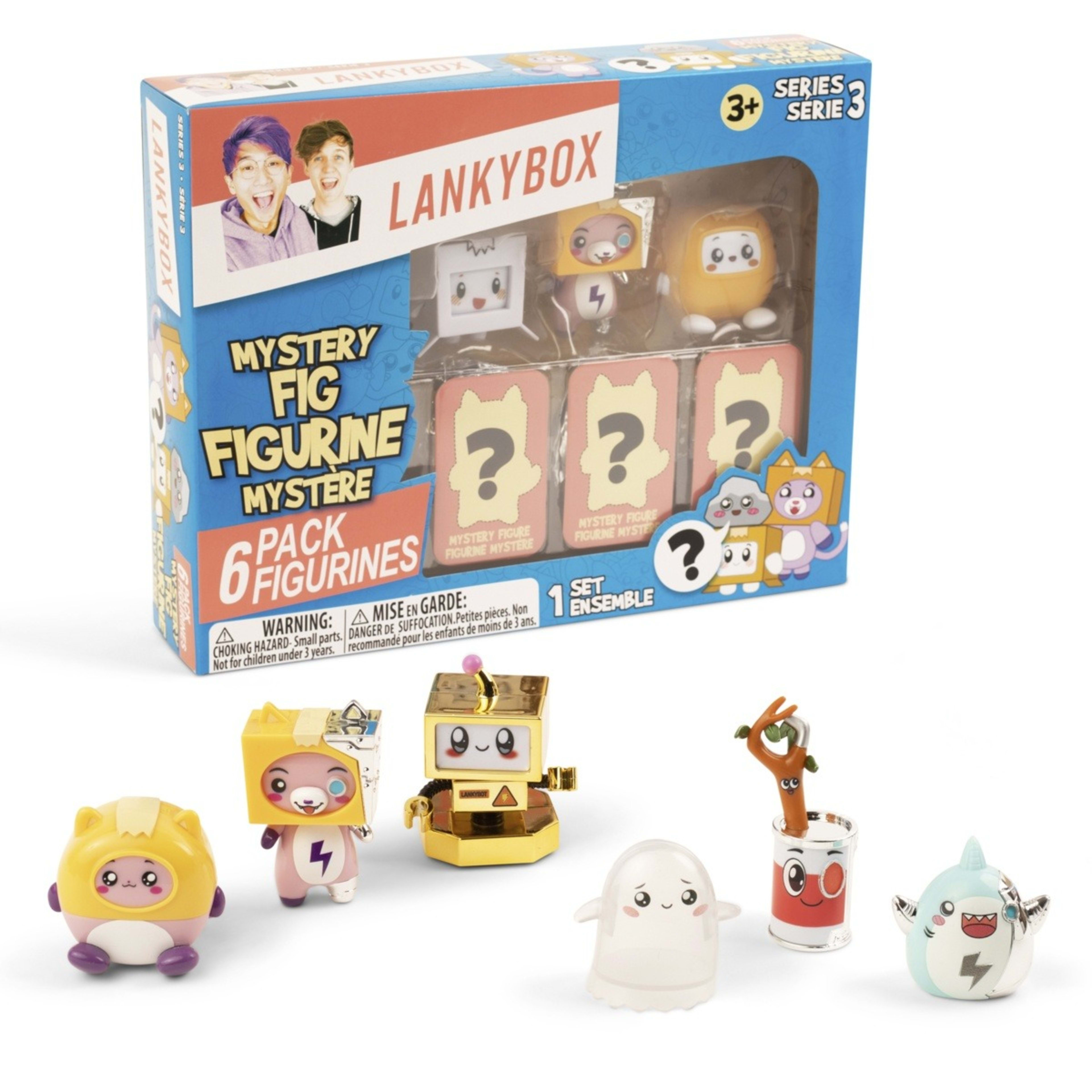 3 6 Pack LankyBox Mystery Figure Collectible Mini Figures - Assorted, 3 of 5