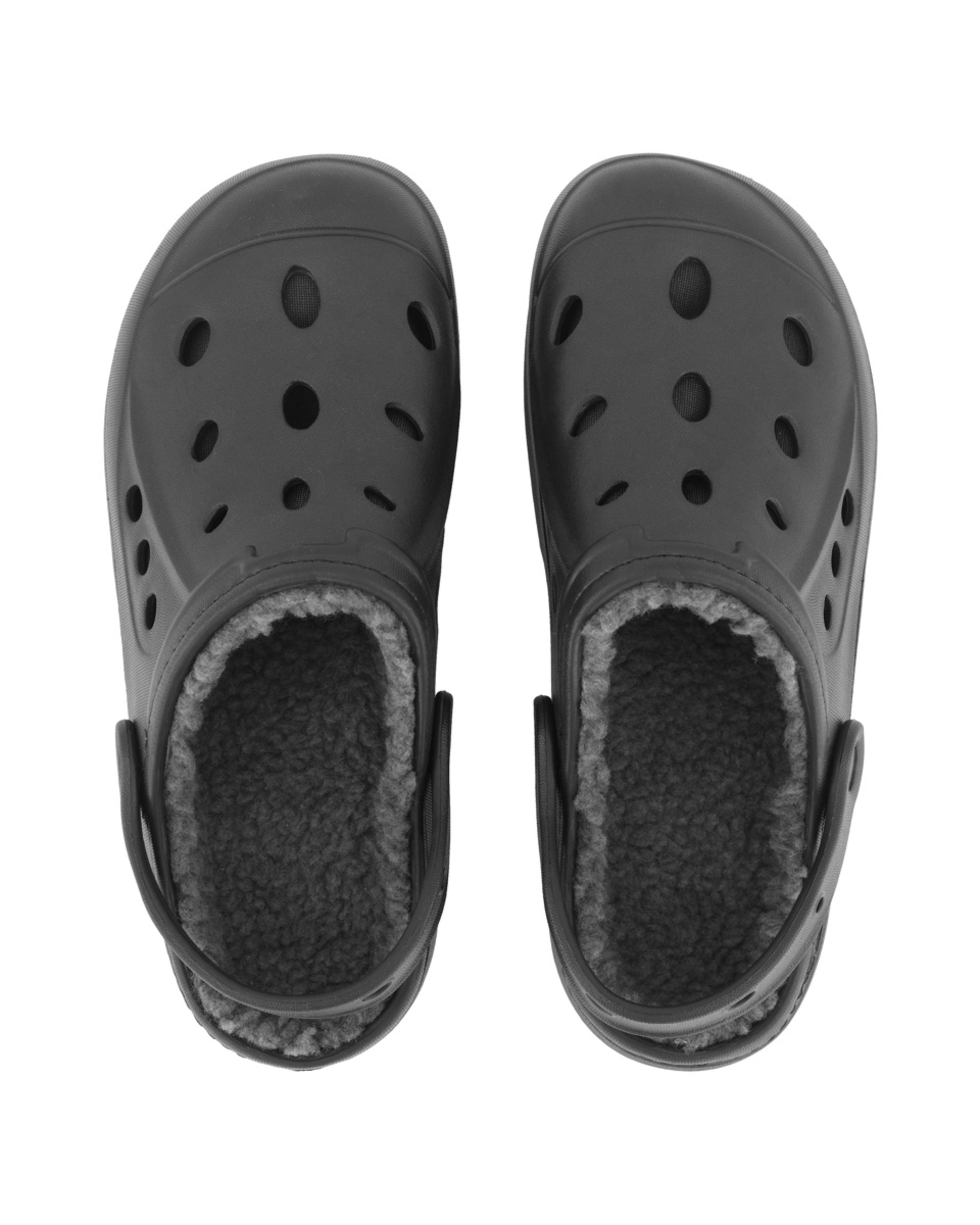 3 Lined Clog Sandals Black, 3 of 4
