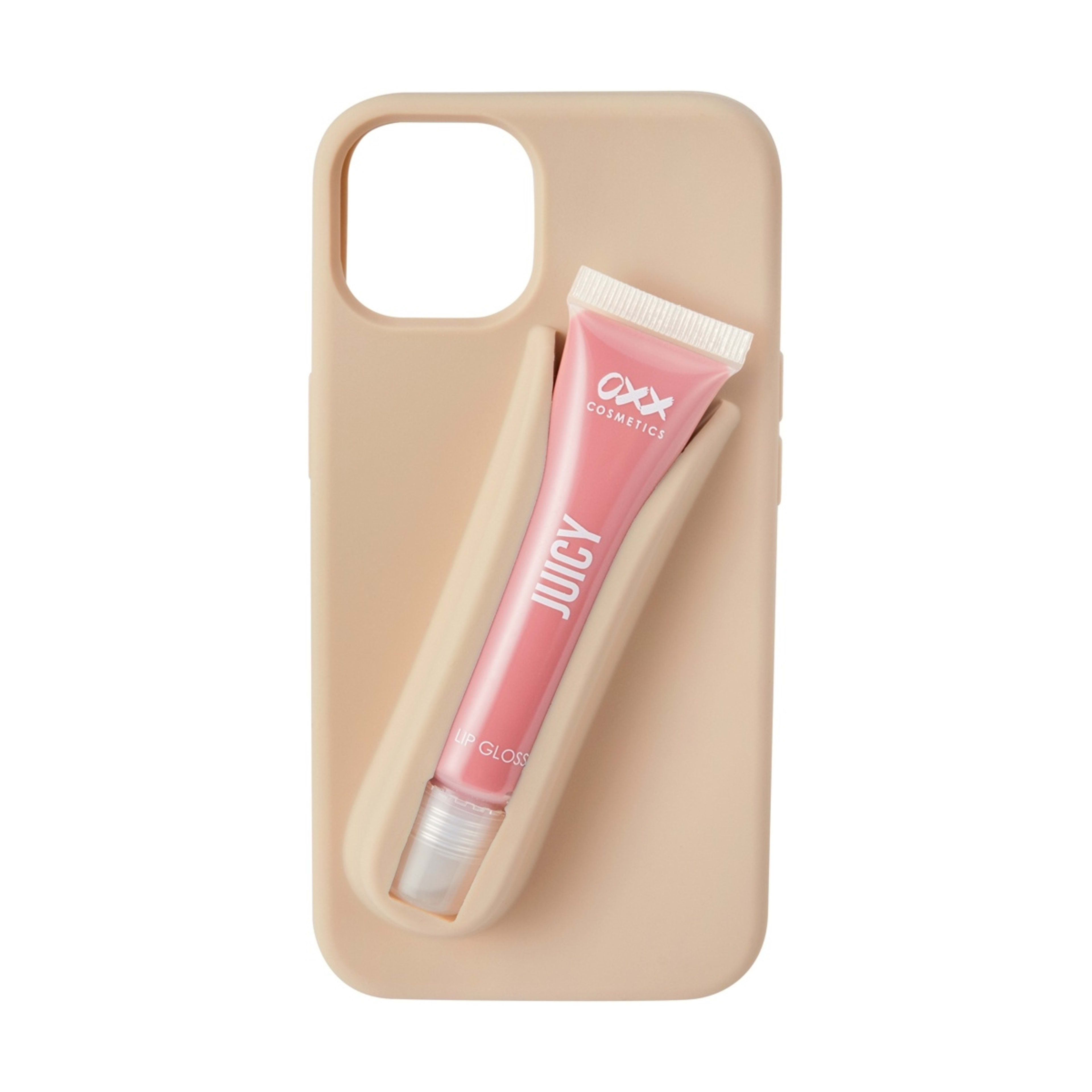 1 iPhone 13/14 Lip Gloss Case - Nude, 1 of 6