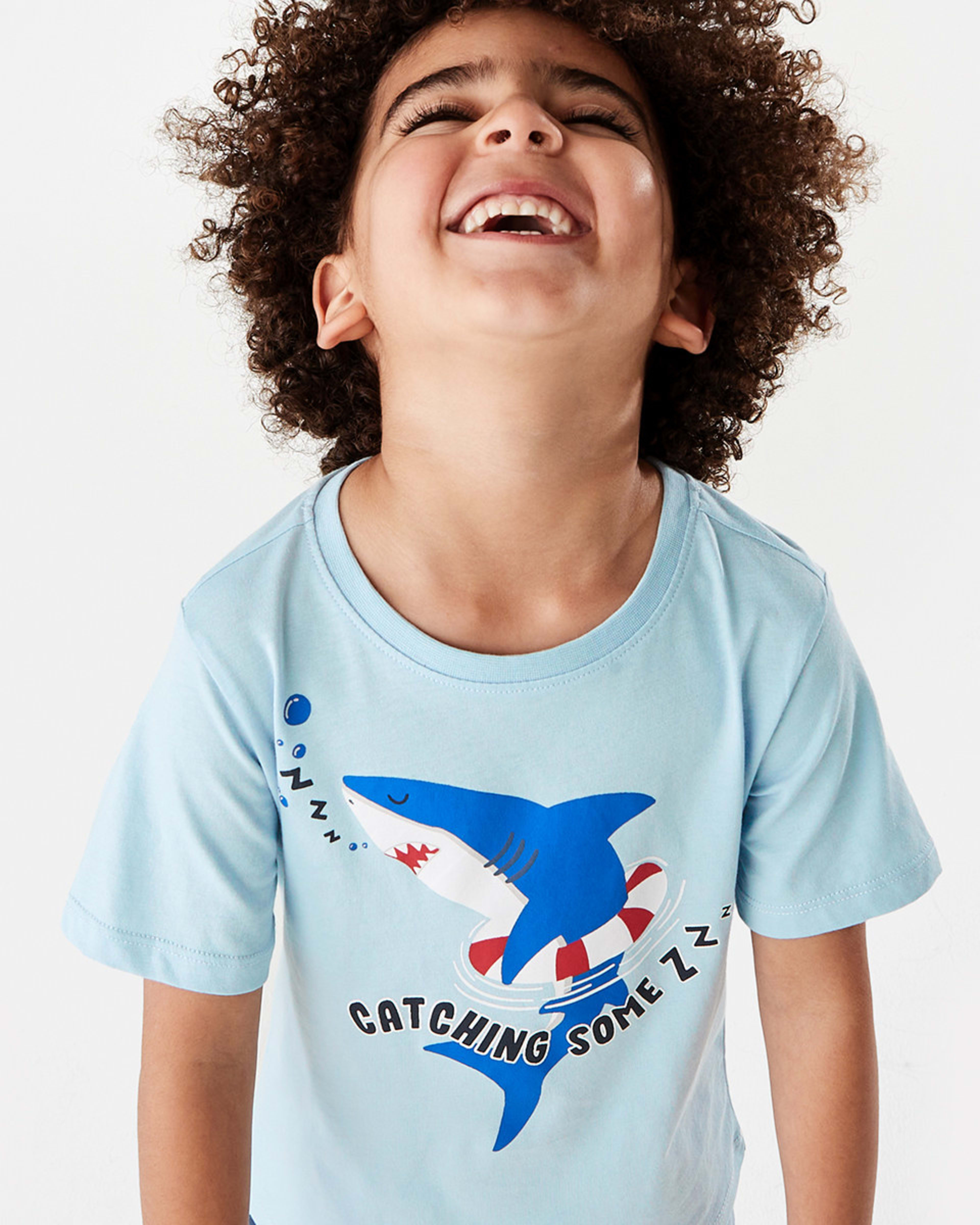 Short Sleeve Knit Pyjama Set Kmart