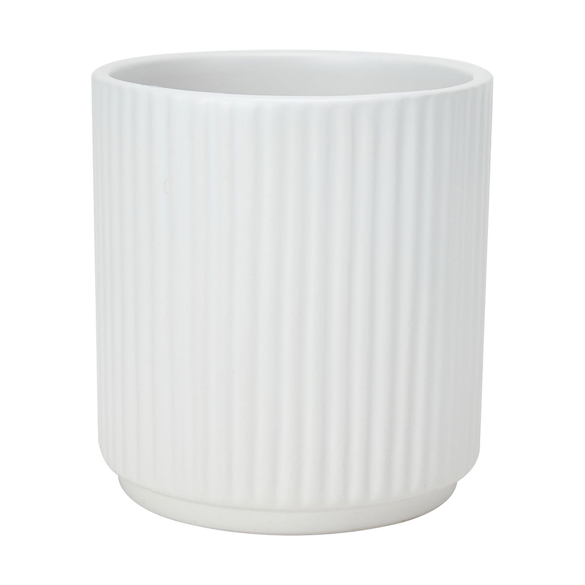 White Linear Pot Small Kmart